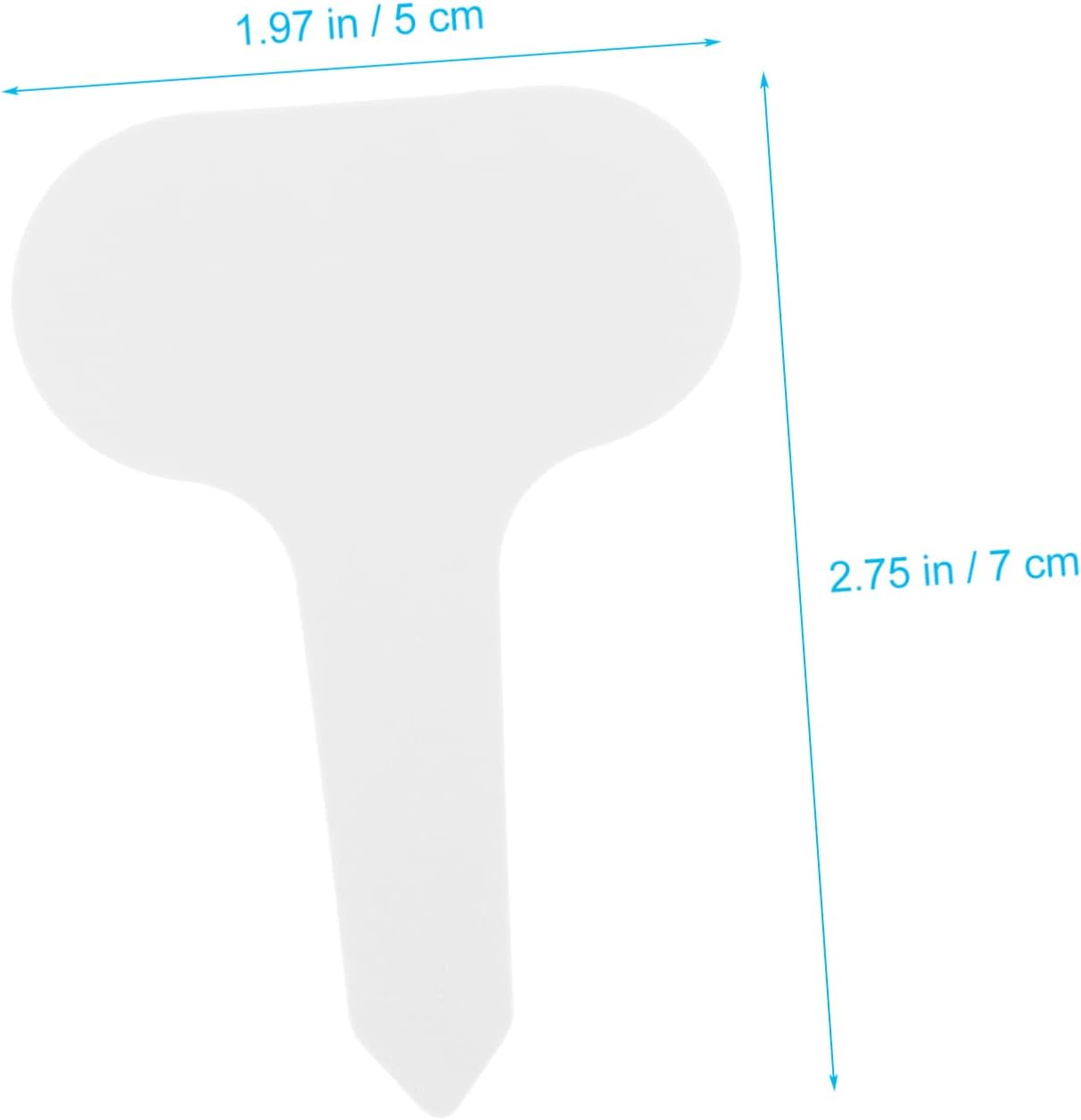 MERRYHAPY 100Pcs Garden Plant Tags Sturdy Plant Markers for Seedlings Easy Identification Smooth for Gardening Park and Decor image number 3