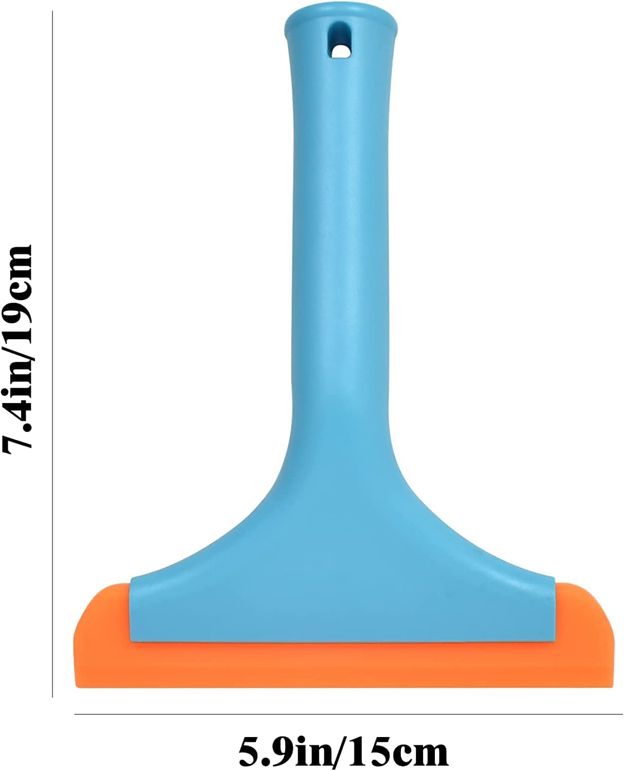 3Pcs Silicone Squeegee for Shower Glass Door, Car Windshield Squeegee, Auto Water Blade Wiper, Small Squeegee for Car Window, Mirror, Window, Household, Bathroom Cleaning image number 4