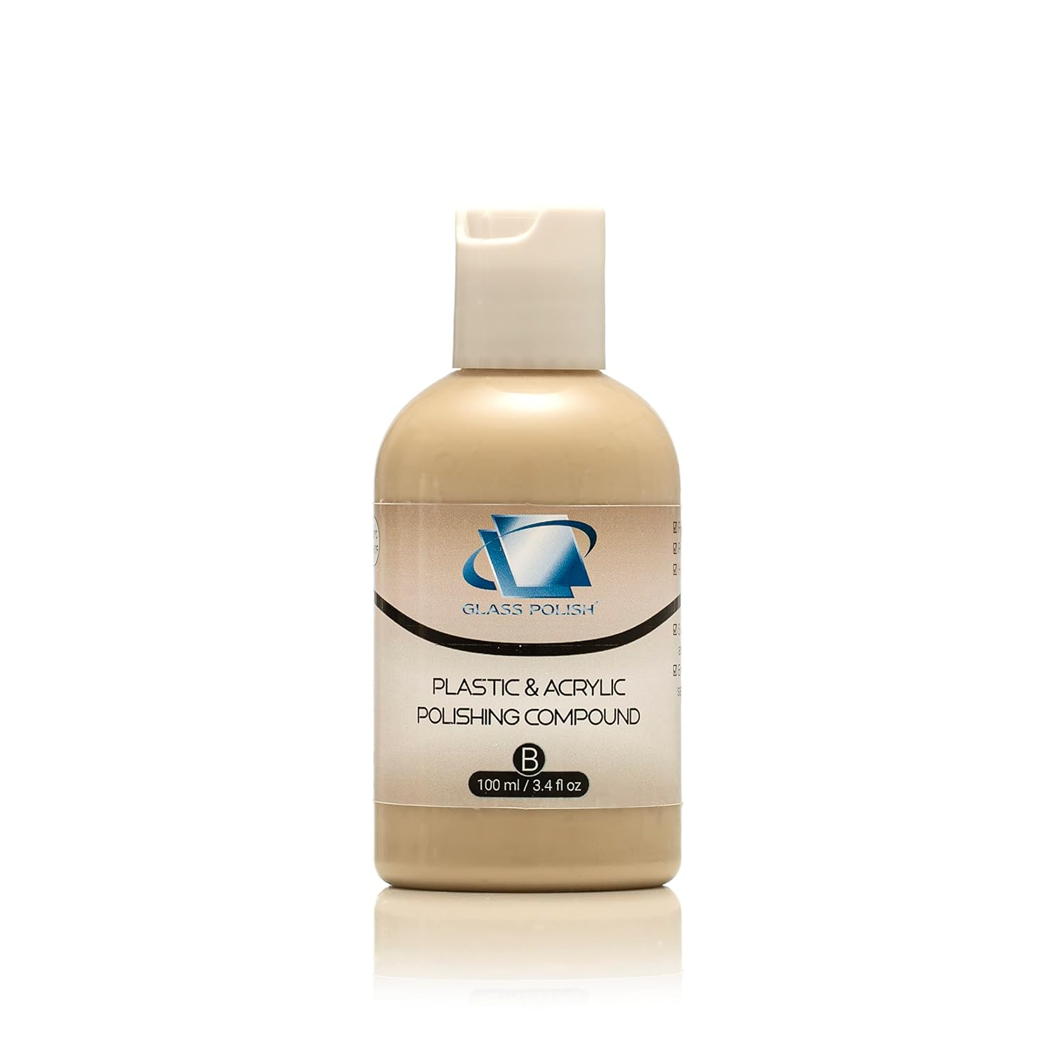 Glass Polish 14017 Plastic & Acrylic Polishing Compound for Professional High-Gloss Micro Finishes - 50Ml image number 2