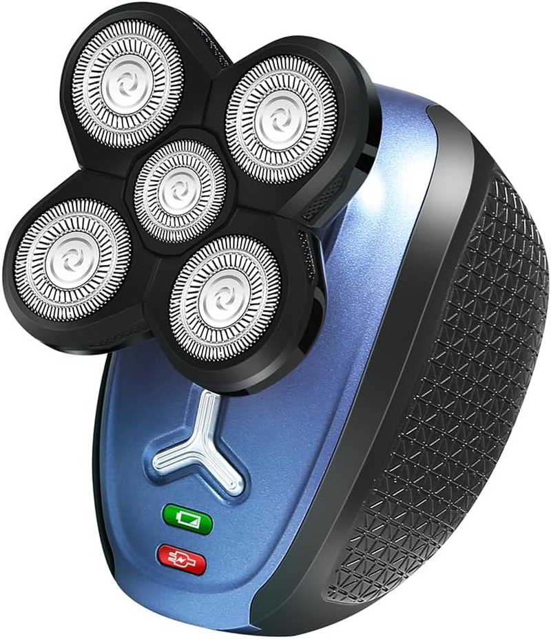 4D Head Shavers for Men,Electric Head Shavers for Bald Men Bald Head Shaver USB Rechargeable Mens Head Shaver Bald Shavers Wet Dry Cordless Head Shavertrimmer Hair Shaving Machine for Men Gift