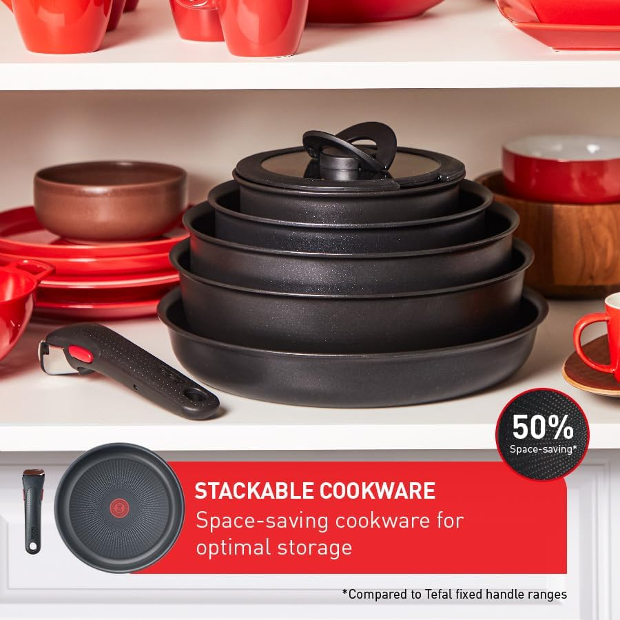 Tefal Ingenio Ultimate Non-Stick Induction 12 Piece Set, L7649053 image number 3
