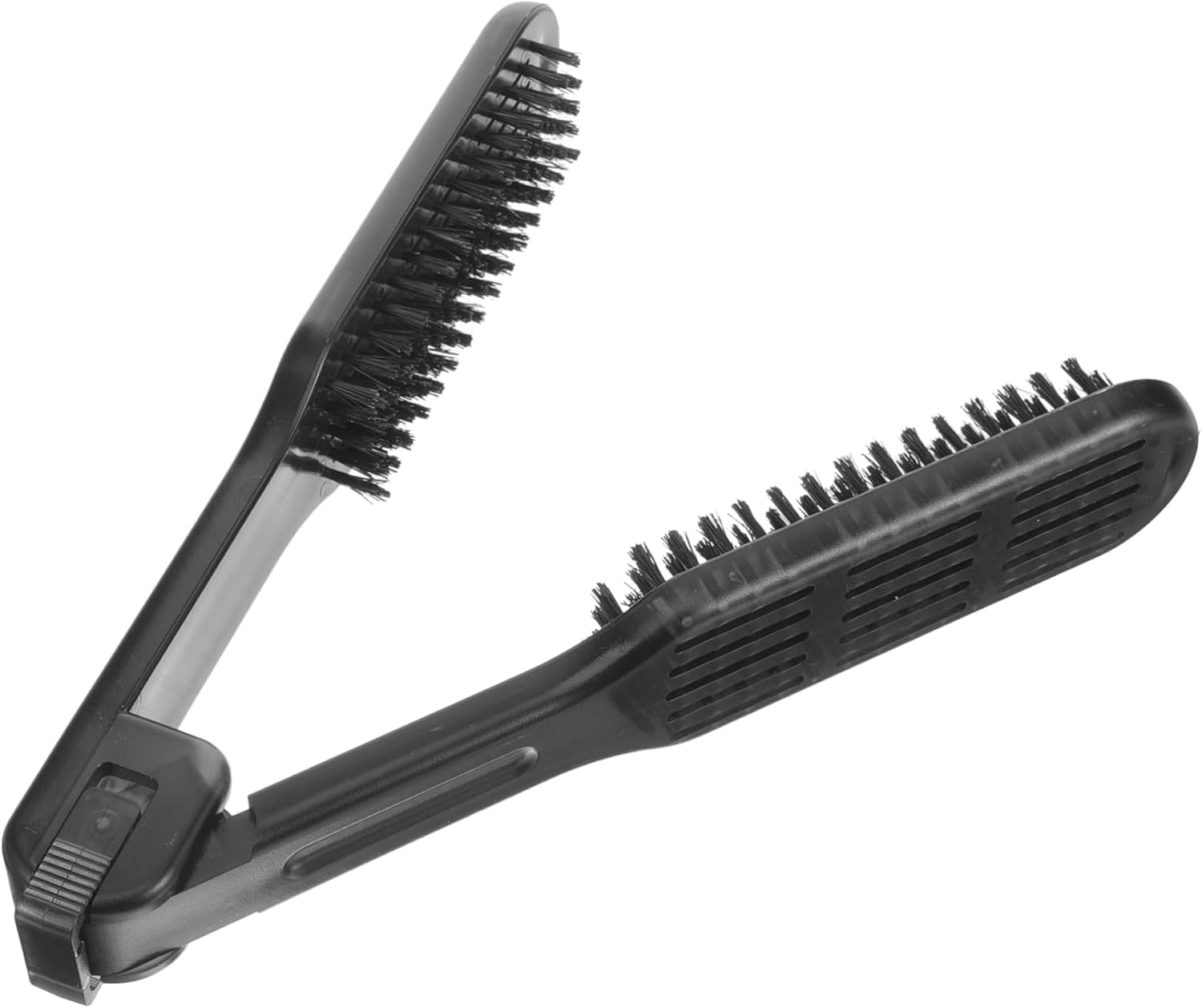 Straight Hair Styling Comb Double Sided Hair Straightener Clamp Salon Comb for Women image number 6