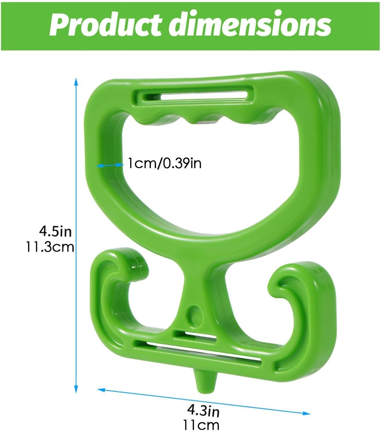 Grocery Bag Holder, Grocery Bag Carrier, Ergonomic Grocery Handle, Food Bag Carrier, Bucket Carrying Handle, Grocery Bag Handle, Grocery Bag Carrier for Hands, Food Carrying Handle, Heavy Duty Grocery image number 3