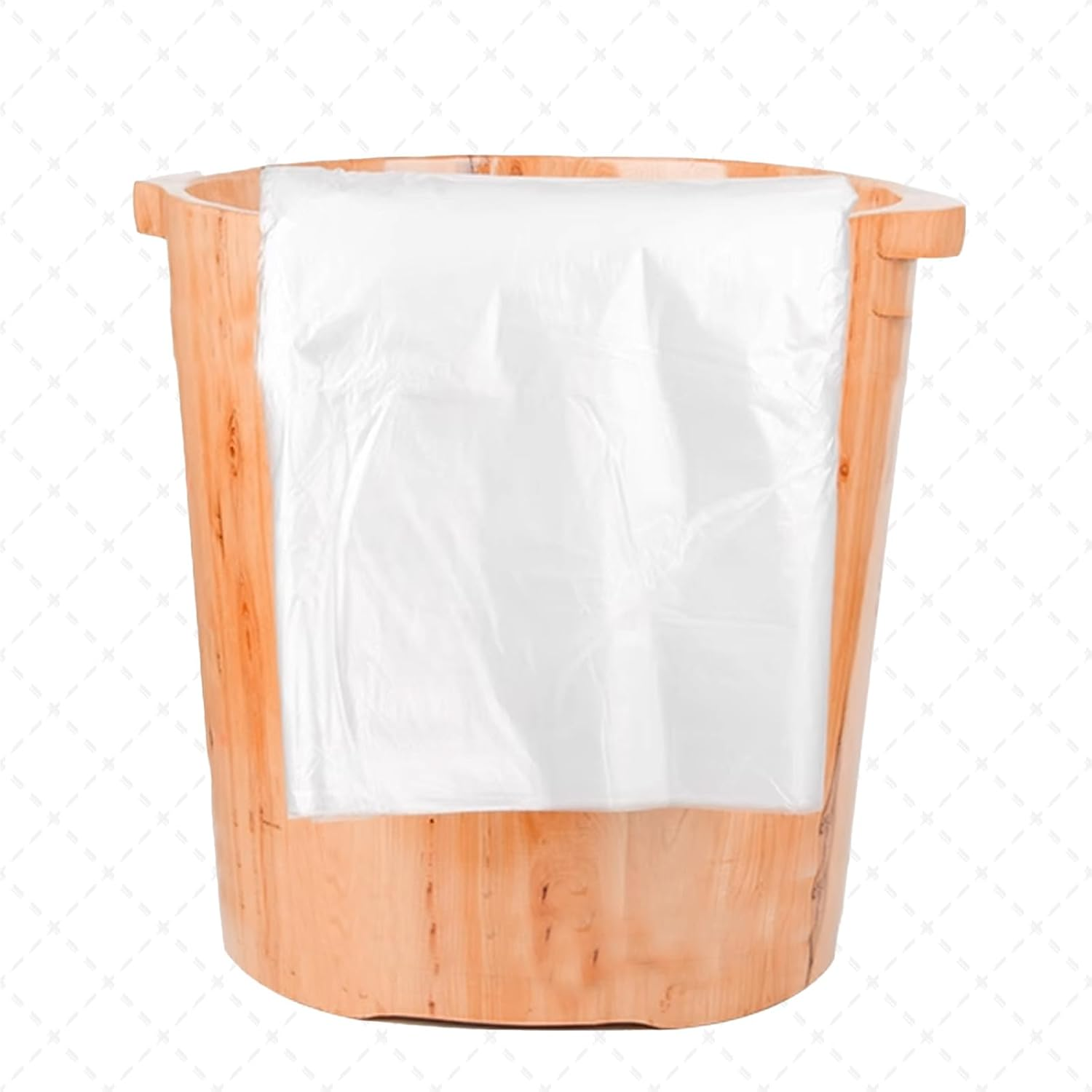 Molain 80Pcs Disposable Foot Tub Liner, Portable Bath Basin Bags Clear Plastic Single Use Foot Spa Liners Thin Large Foot Bath Liners for Foot Soak Bath Pedicure Spa Hotel Home Use 26 X 22 Inches image number 4