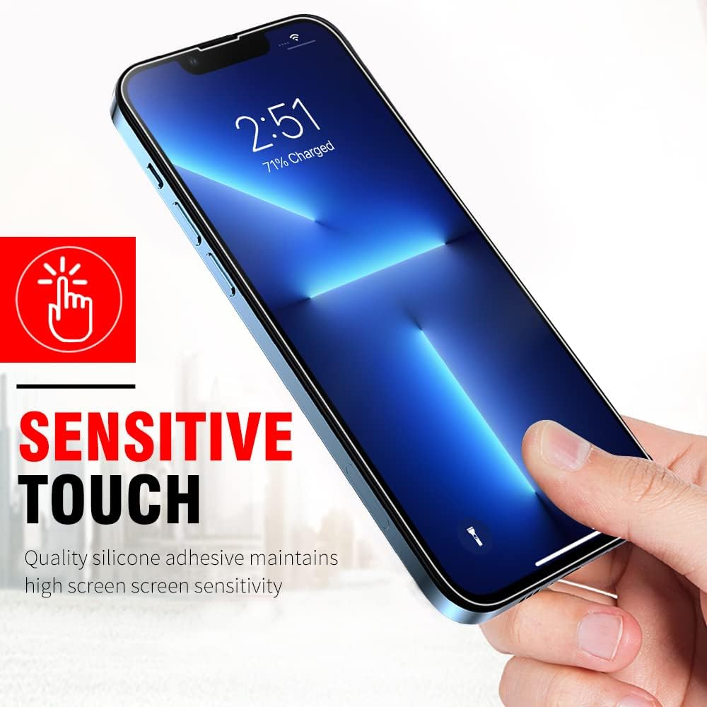 Eastele Iphone 12/12 Pro 6.1-Inch Tempered Glass Screen Protector, Japanese Glass, 2-Pack