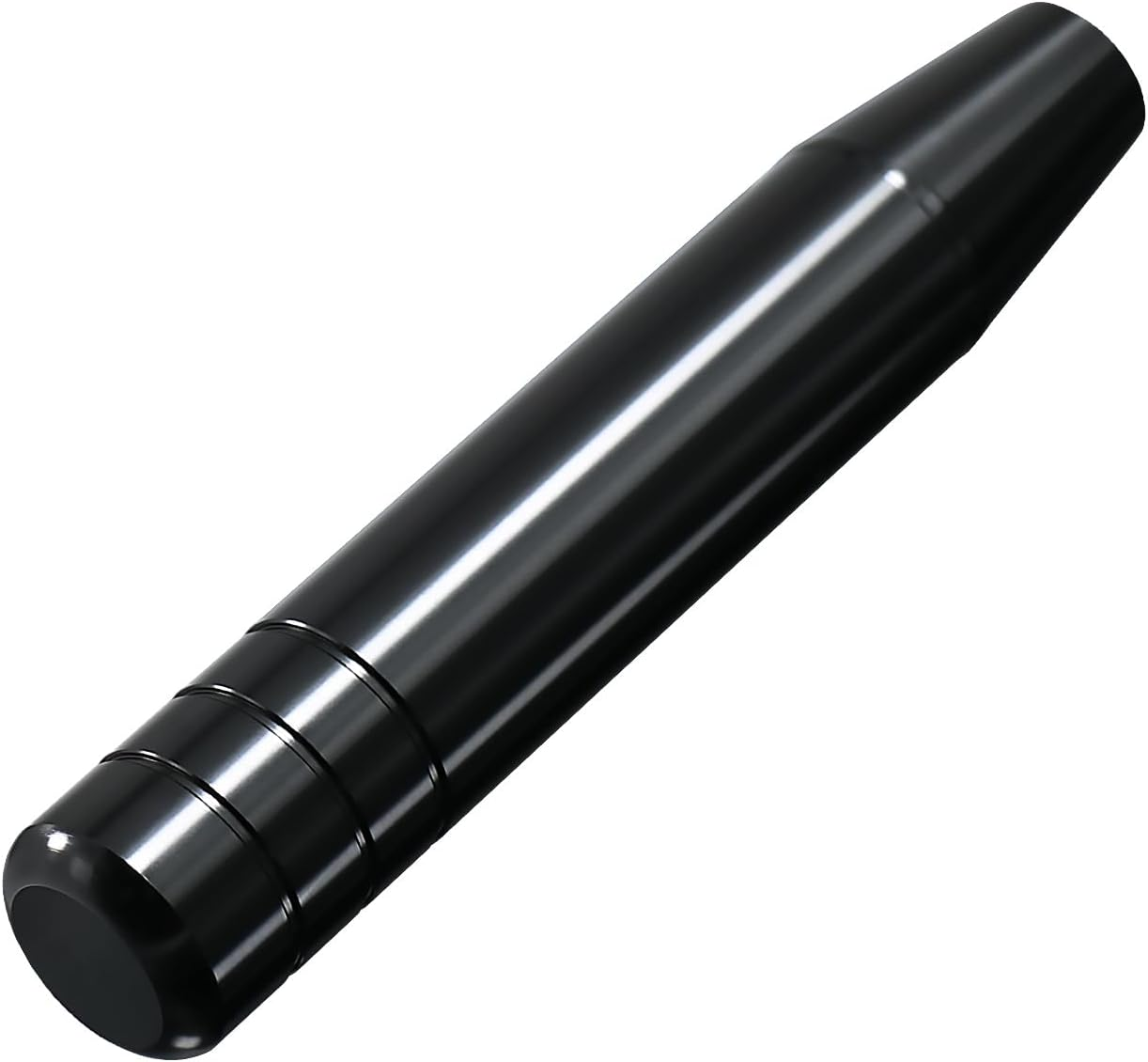 Long Shift Knob Weighted Aluminum Alloy Polished Metal Driving Handle Stick Gear Shifter Knobs Transmission Lever Fit Most Cars Trucks SUV Automated Manual Vehicles Black image number 4