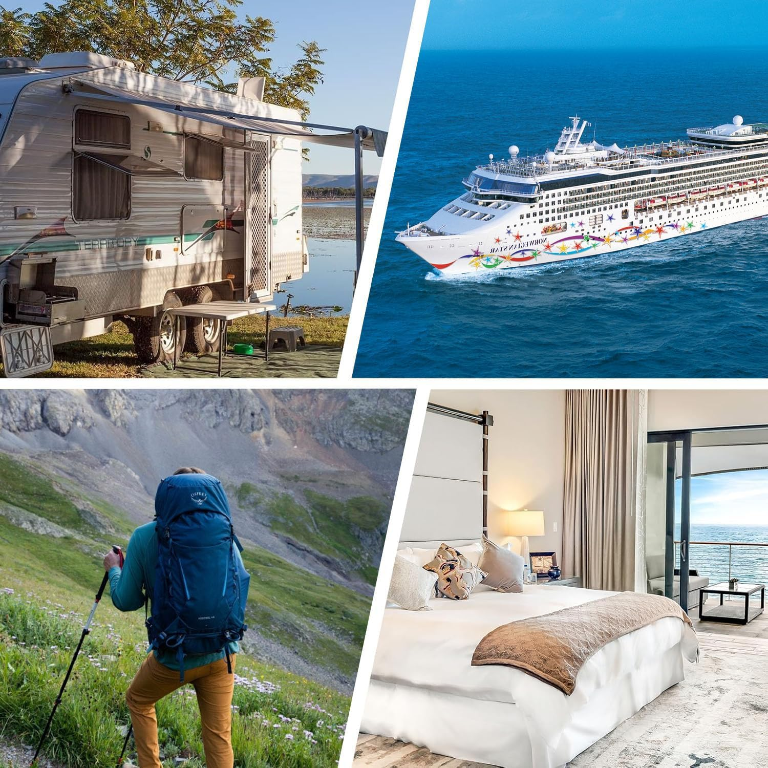 Neele 12 Foldable Travel Clothes Hangers Black image number 5