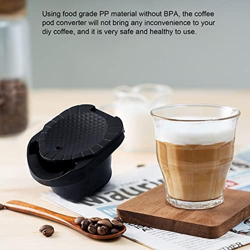 Reusable, Universal Fit Reusable Coffee Filters with Food Grade No BPA, Coffee Pods Adapter Converter Holder for Espresso Original Capsule for Dolce Gusto Brewer image number 6