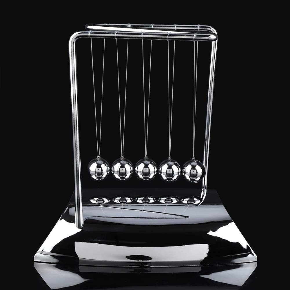 Newton'S Balance Ball, Newton'S Cradle Balance Steel Balls, Physics Science Pendulum Ornaments Toy for Decorating Office Home image number 4