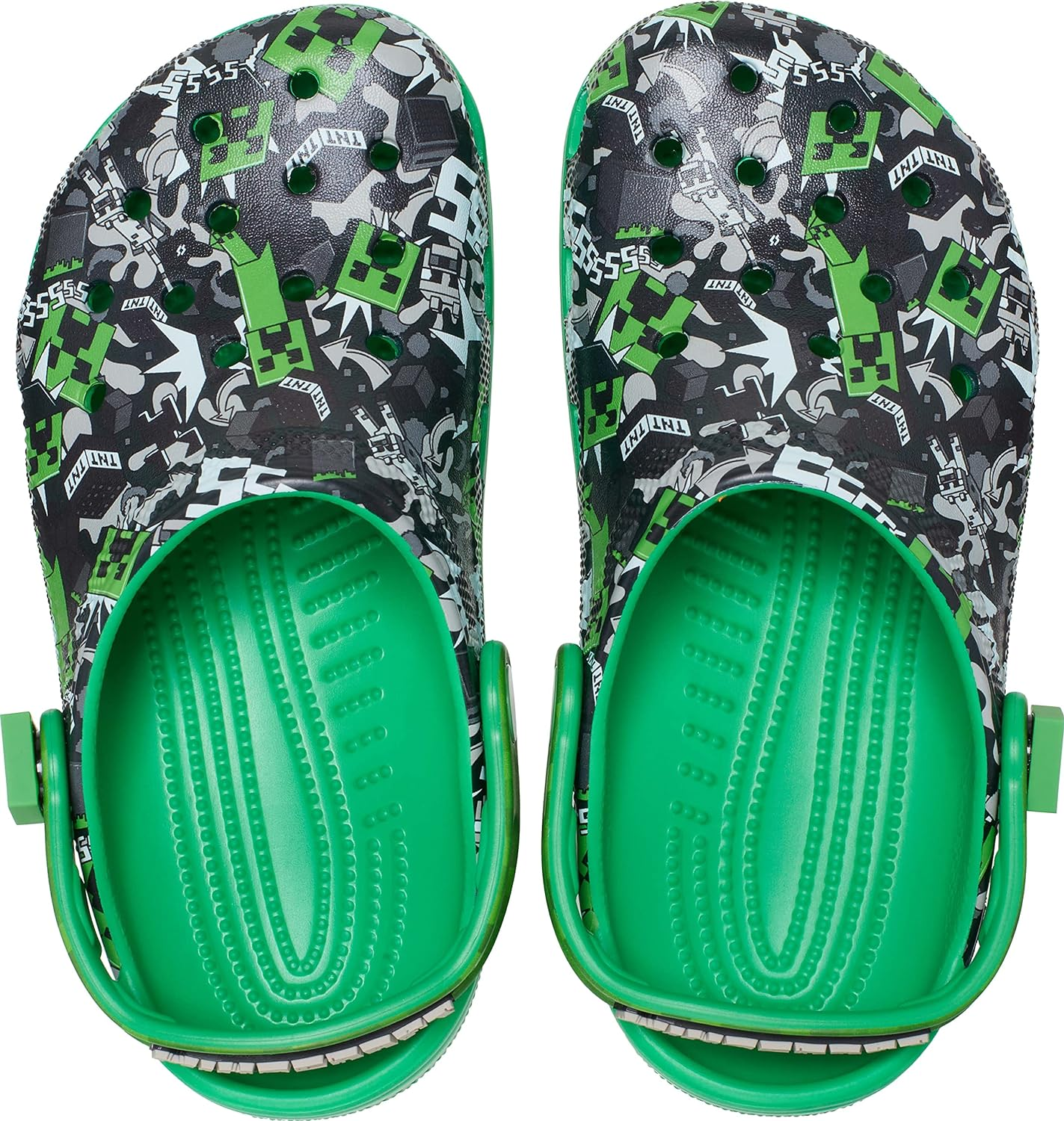 Crocs Unisex Children'S Minecraft Classic Clog K Wooden Shoes image number 4