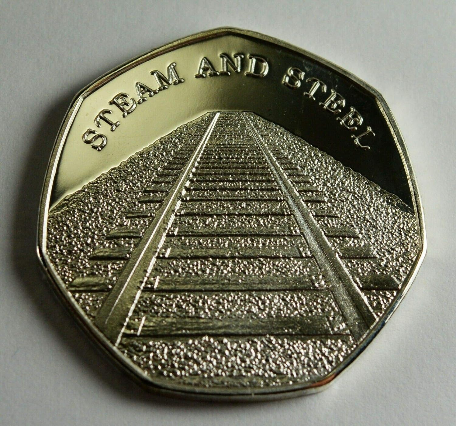 The Commemorative Coin Company - the Flying Scotsman & the Mallard Fine Silver Commemoratives in 50P Coin Display Case. Steam Railway Engines/Locomotive/Train image number 2