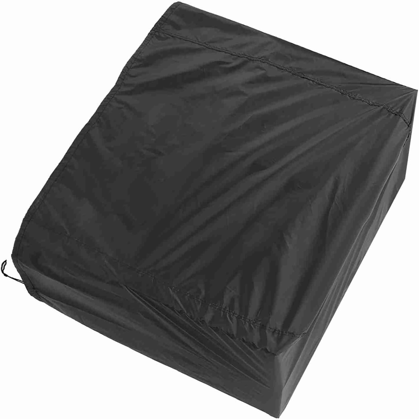 TUWEI Waterproof Barbecue Cover, Black, for BBQ Burner, Outdoor (100X66X100Cm) image number 2