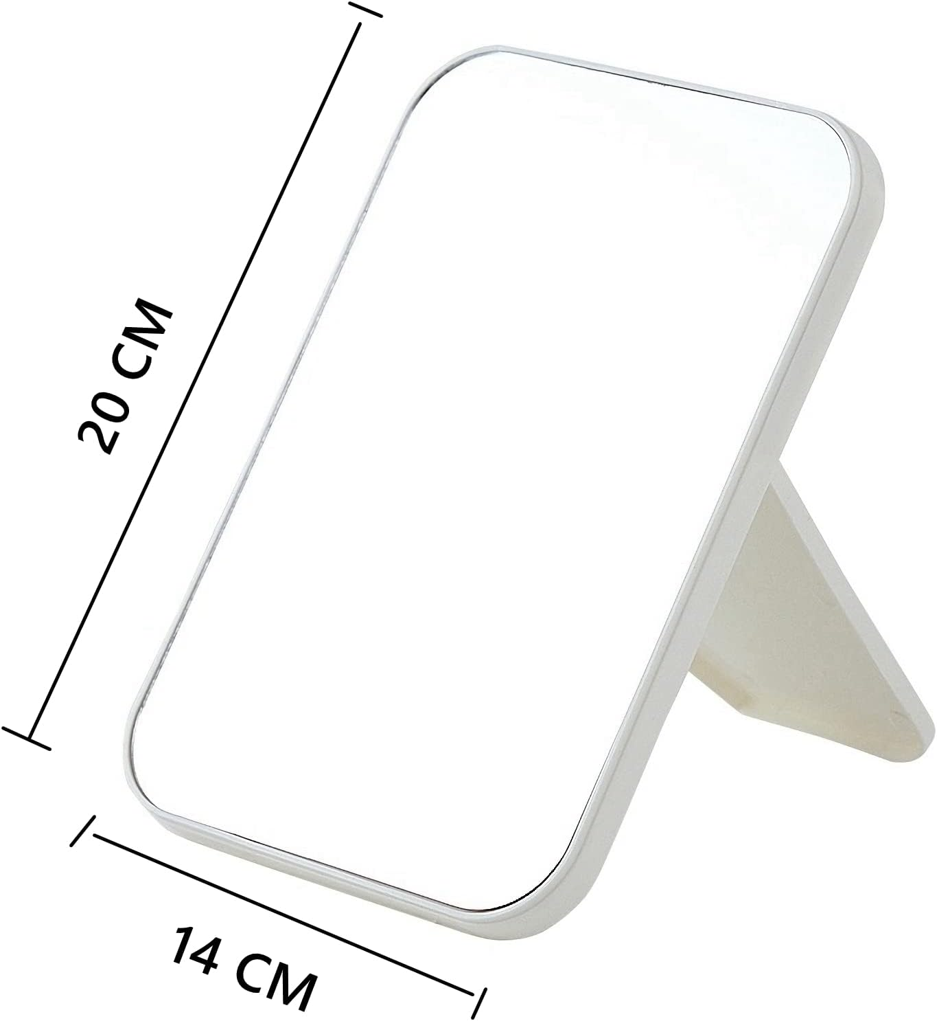 Mirror Super HD Tabletop Mirror Foldable Bracket Designed Makeup Mirror Hand Free/Handheld Mirror image number 5