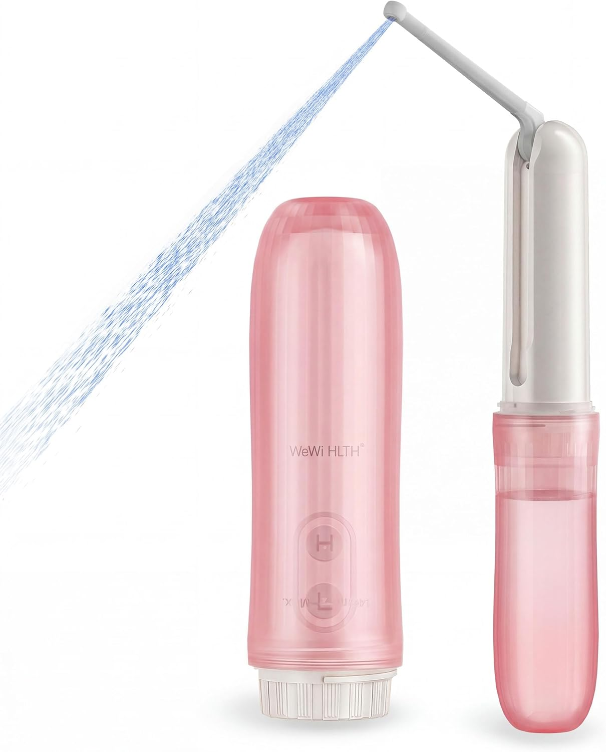 Portable Bidet - Mini Foldable Handheld Personal Travel Bidet with 2 Pressure Options Electric Sprayer Toilet for Personal Hygiene Cleaning/Soothing Postpartum Care/Perineal & Hemmoroid Treatment