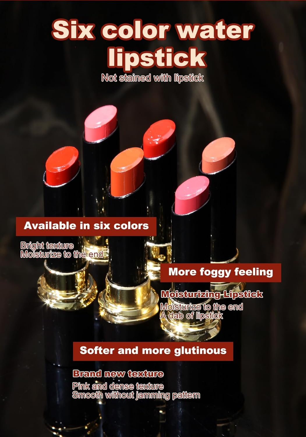 Maffick Lip Glaze Liquid Lipstick: Long-Lasting, Non-Sticking, Waterproof Lip Gloss (04, 23G) image number 3