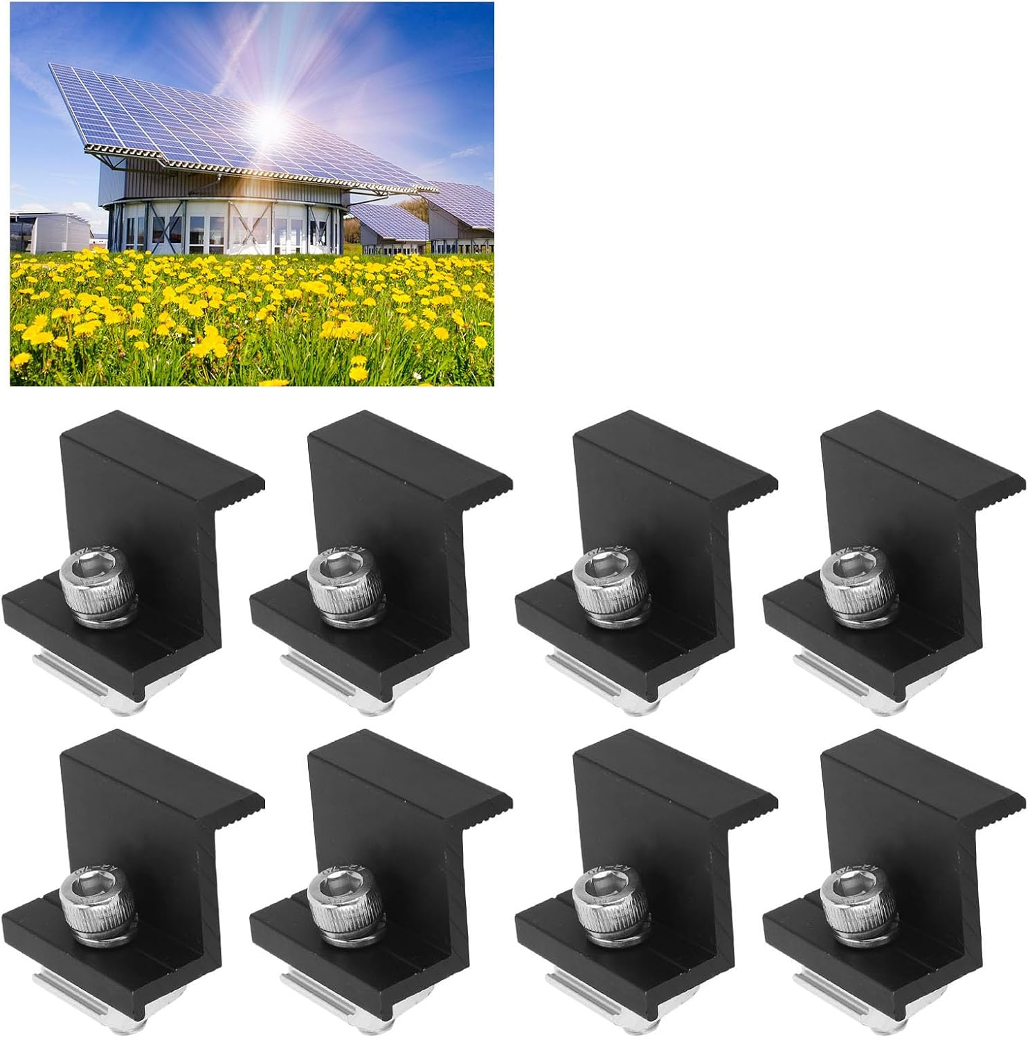 Solar Z Bracket Clamp, PV Solar End (45Mm)