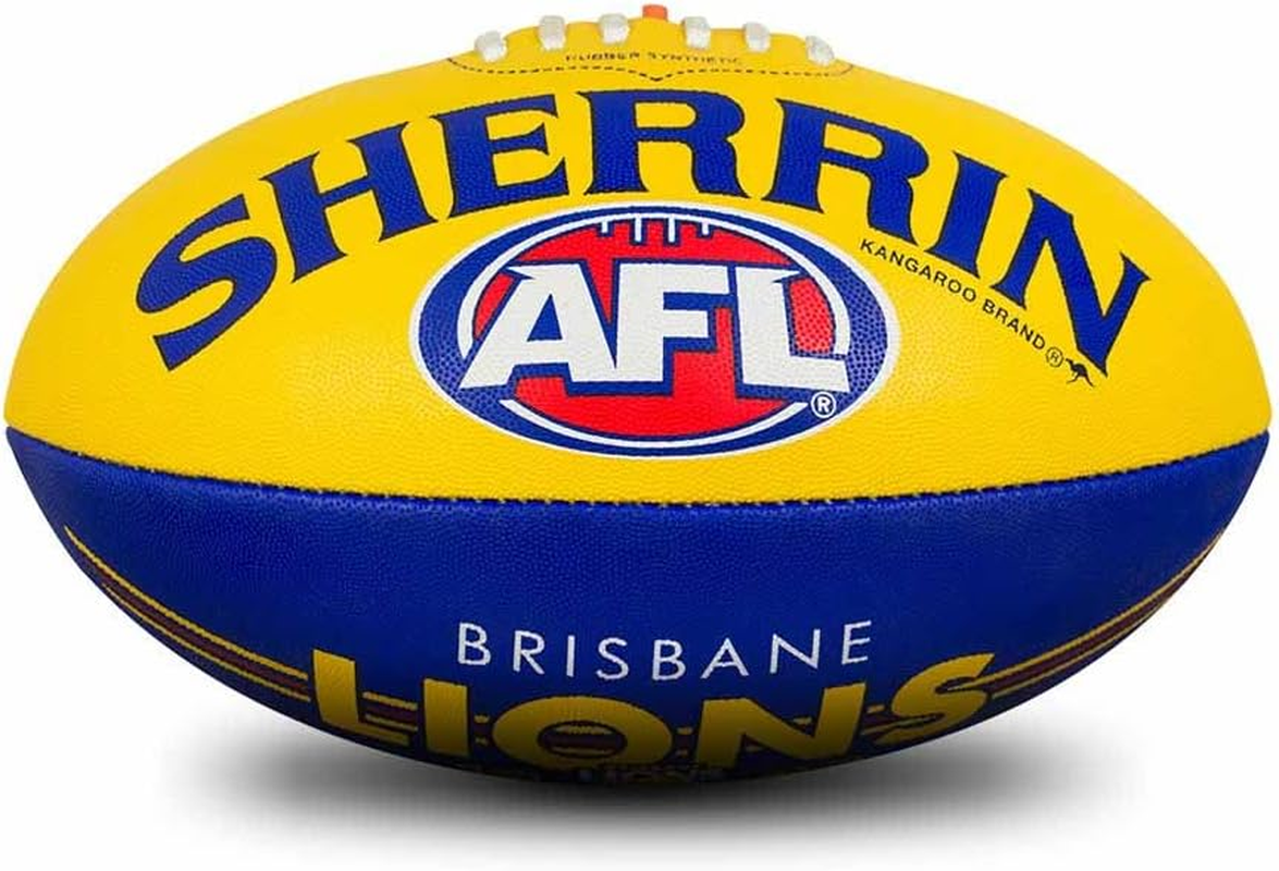 Sherrin Brisbane Lions AFL Club Football, Size 5 image number 3