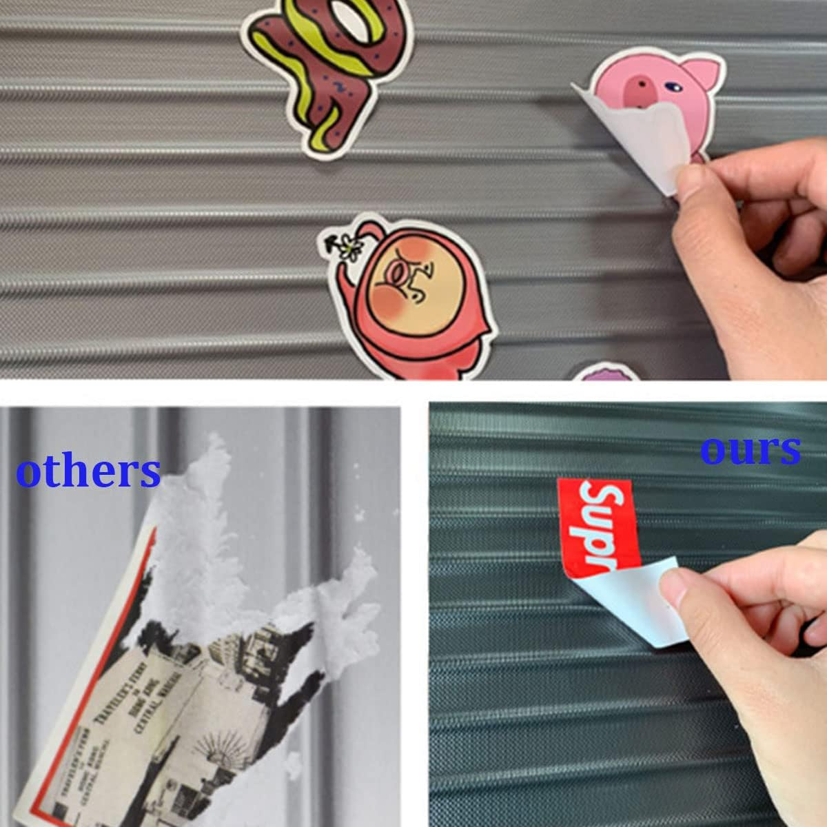 50 Pcs Basketball Shoe Stickers for Water Bottle Hydroflask Bike Computer Sneaker Stickers Waterproof for Laptop, Skateboard(Vinyl Decals, Cars, Water Bottle, Boys, Kids, Teens image number 6