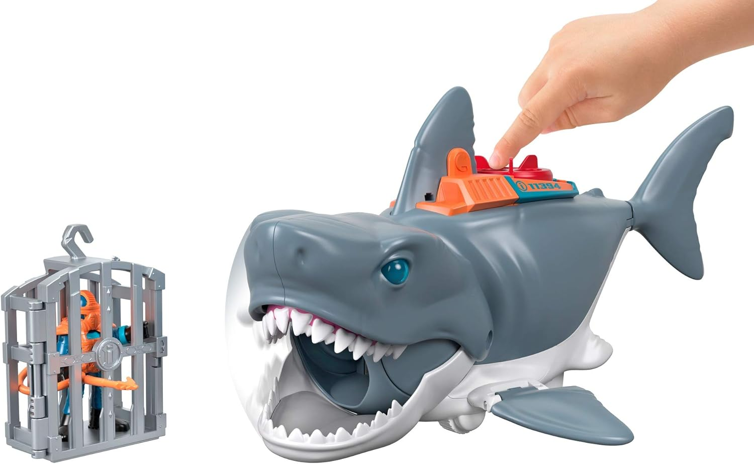 Fisher-Price Imaginext Mega Bite Shark, Multi Color, GKG77 image number 6