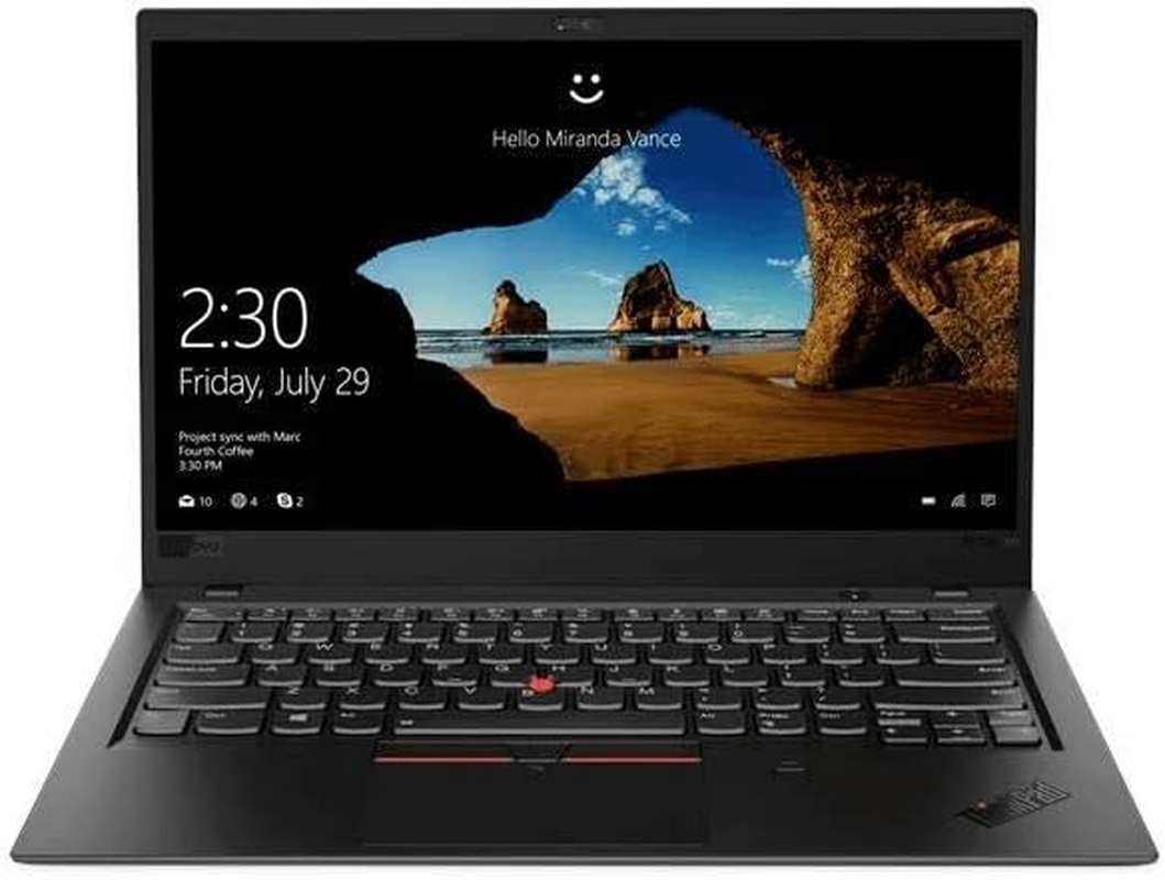 Lenovo Thinkpad X1 Carbon 6Th Gen Core I7-8550U 8Th Gen 16GB 512GB SSD UHD Graphics 620 Windows 10 Pro 14-Inch WQHD Laptop, Black, 20KH003JAU image number 4