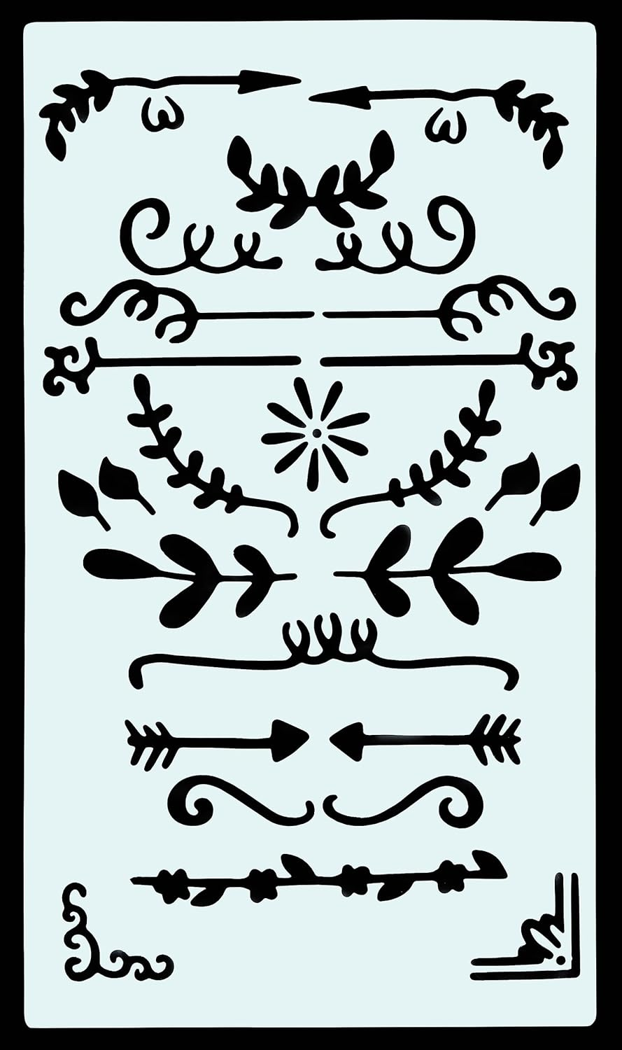 Dotted Journal Stencil Set (Over 300 Designs That Are Great for Bullet Journaling, Planners, and Notebooks) image number 4