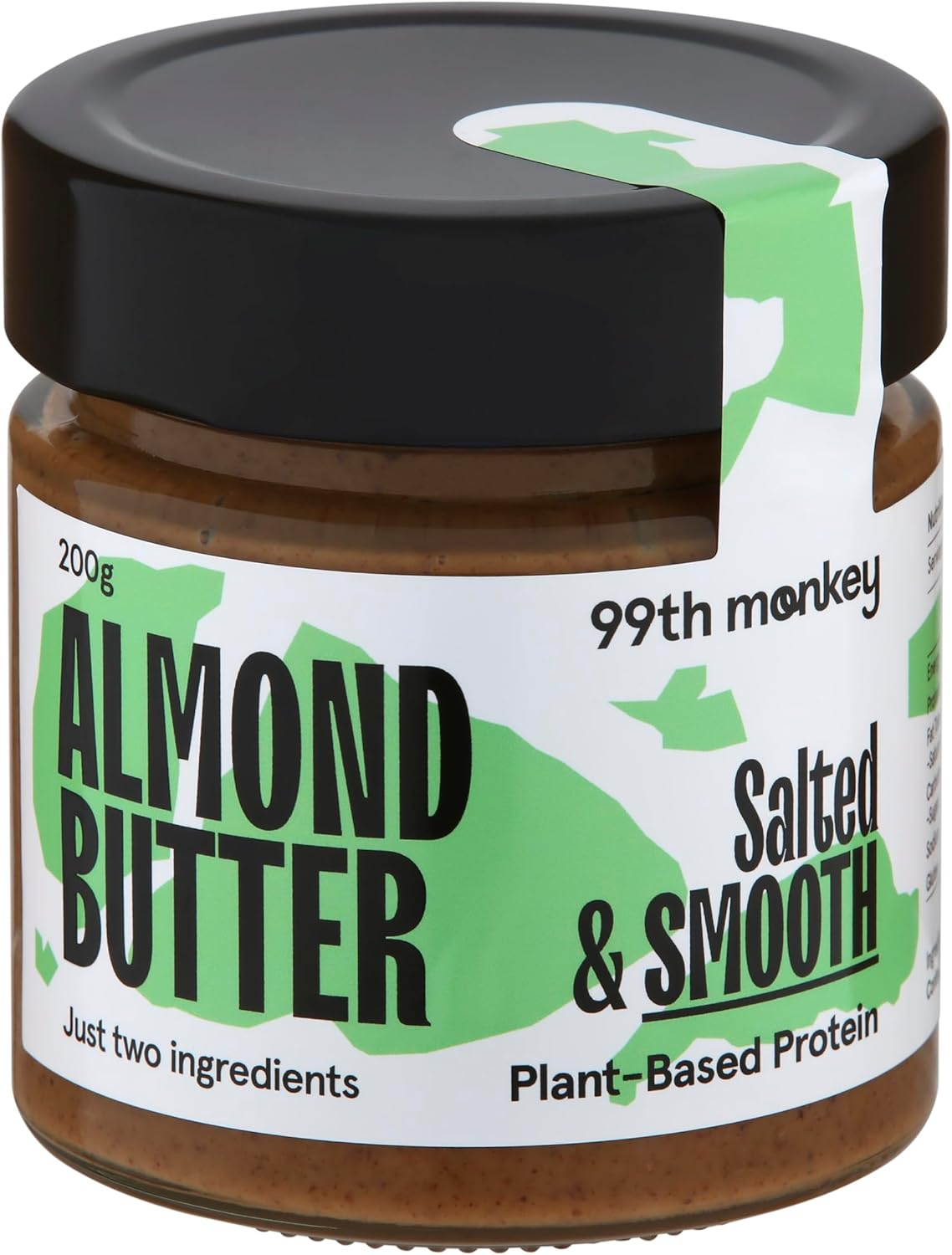 99Th Monkey Smooth Salted Almond Butter 200G image number 4