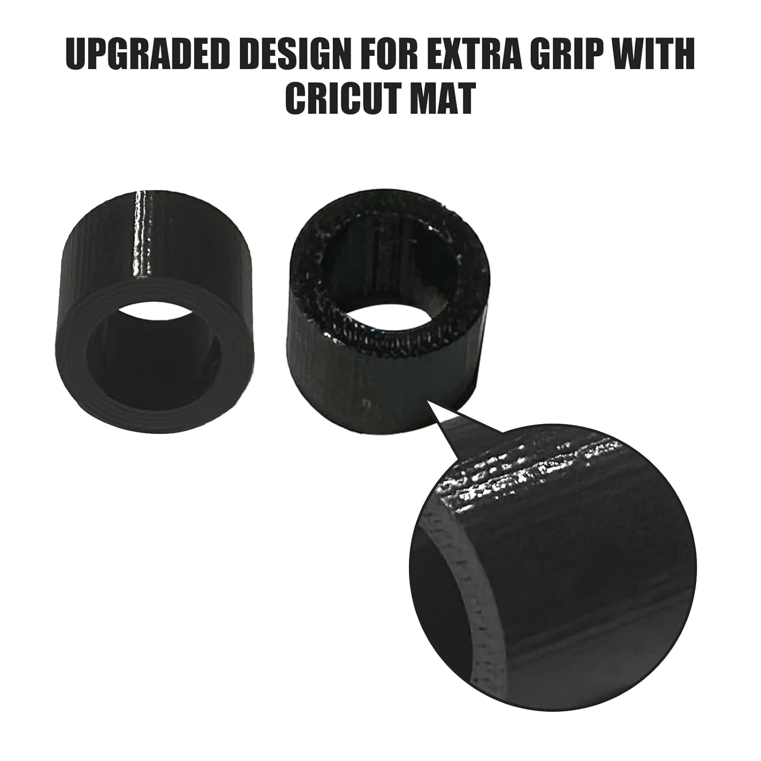 4-Pack Rubber Roller Replacement Compatible with Cricut Maker, Durable and Long-Lasting Accessories Compatible with Cricut Machine image number 2