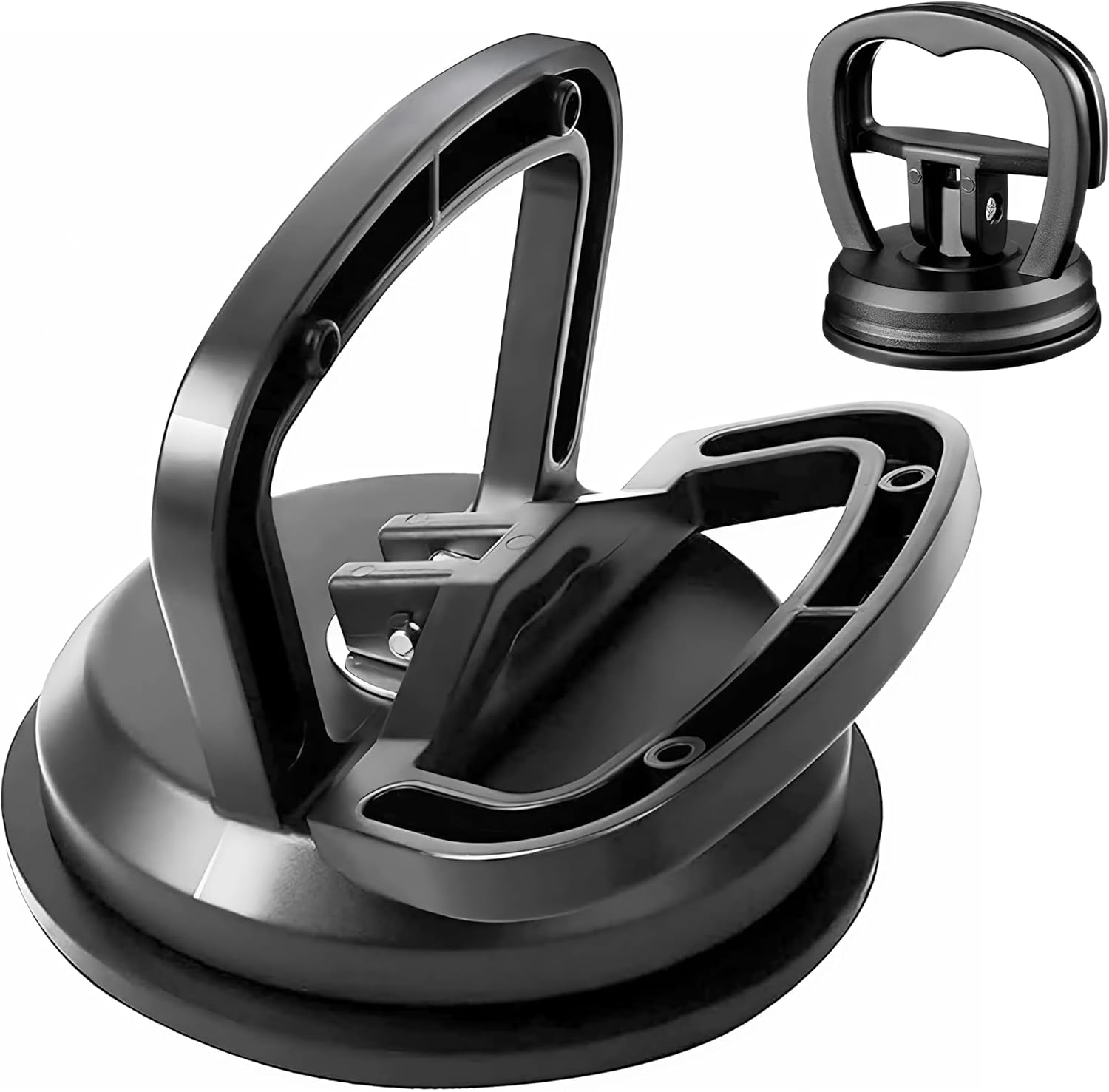 Ezonedeal Strong Car Dent Puller - Repair Auto Body Dent Removal Tools Car Dent Repair Kit Puller Useful Suction Cup for Tiles, Glass Lifting, Mirror, Objects Moving (Black) image number 4