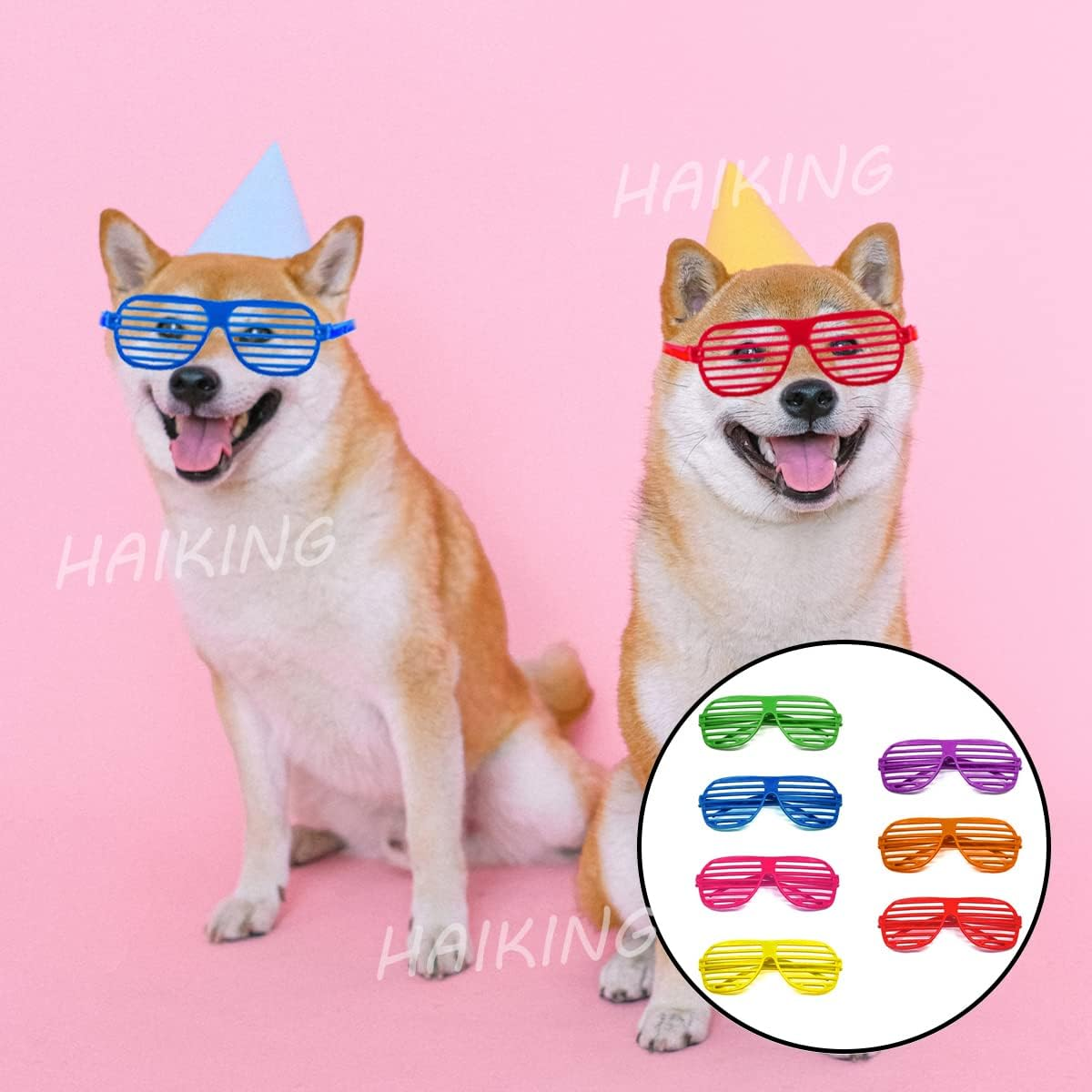 Plastic Shutter Glasses, 10 Pcs Party Slotted Glass Sunglasses for Party Favors, Child, Apparel Accessories, Party Props (Random Color) image number 6