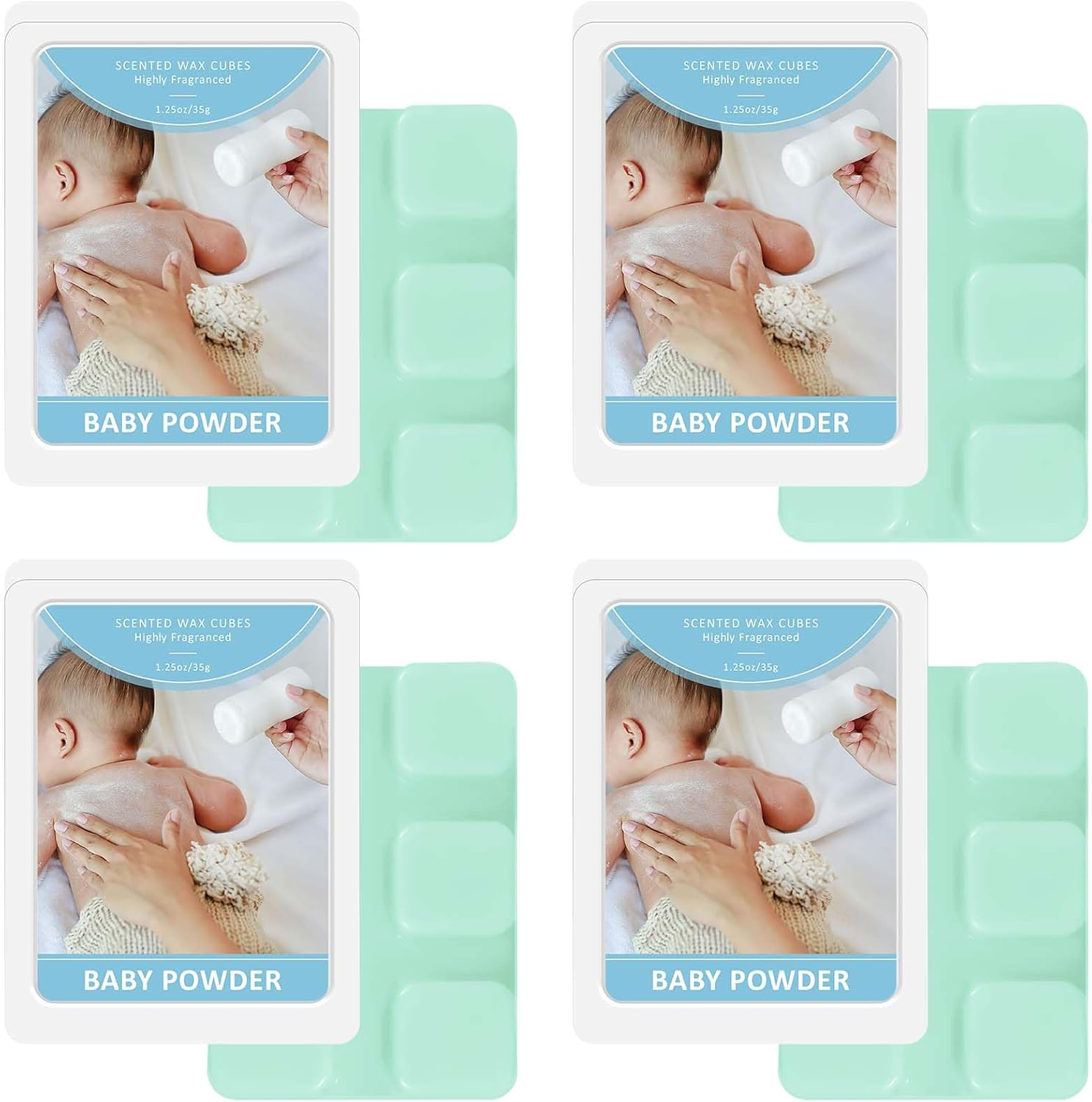 LA BELLEF&Eacute;E Wax Melts, Cashmere Scent Wax Cubes 4 Pack, Soy Wax for Candle Making,Wax Cubes, Christmas Decoration and Home Fragrance