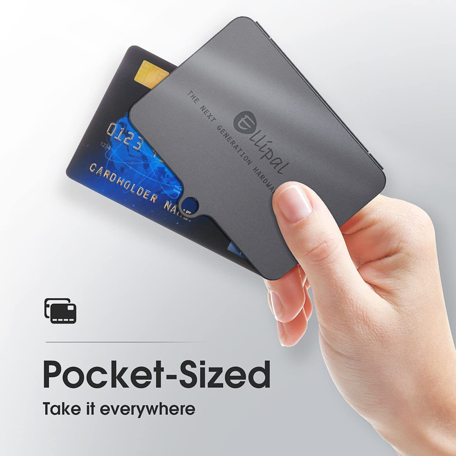 Ellipal Mnemonic Metal Seed Storage, Crypto Seed Backup,Support up to 24 Words, Compatible with All BIP39 Hardware & Software Wallets, Ledger Nano, Trezor, Ellipal, Keepkey, Coldcard, Ect(Grey) image number 2