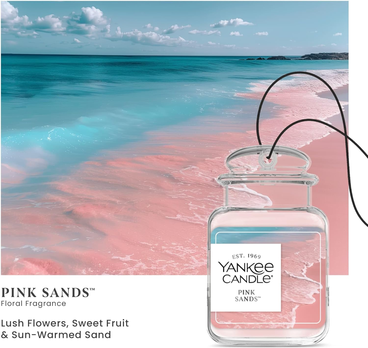 Yankee Candle Pink Sands Car Jar Ultimate image number 3