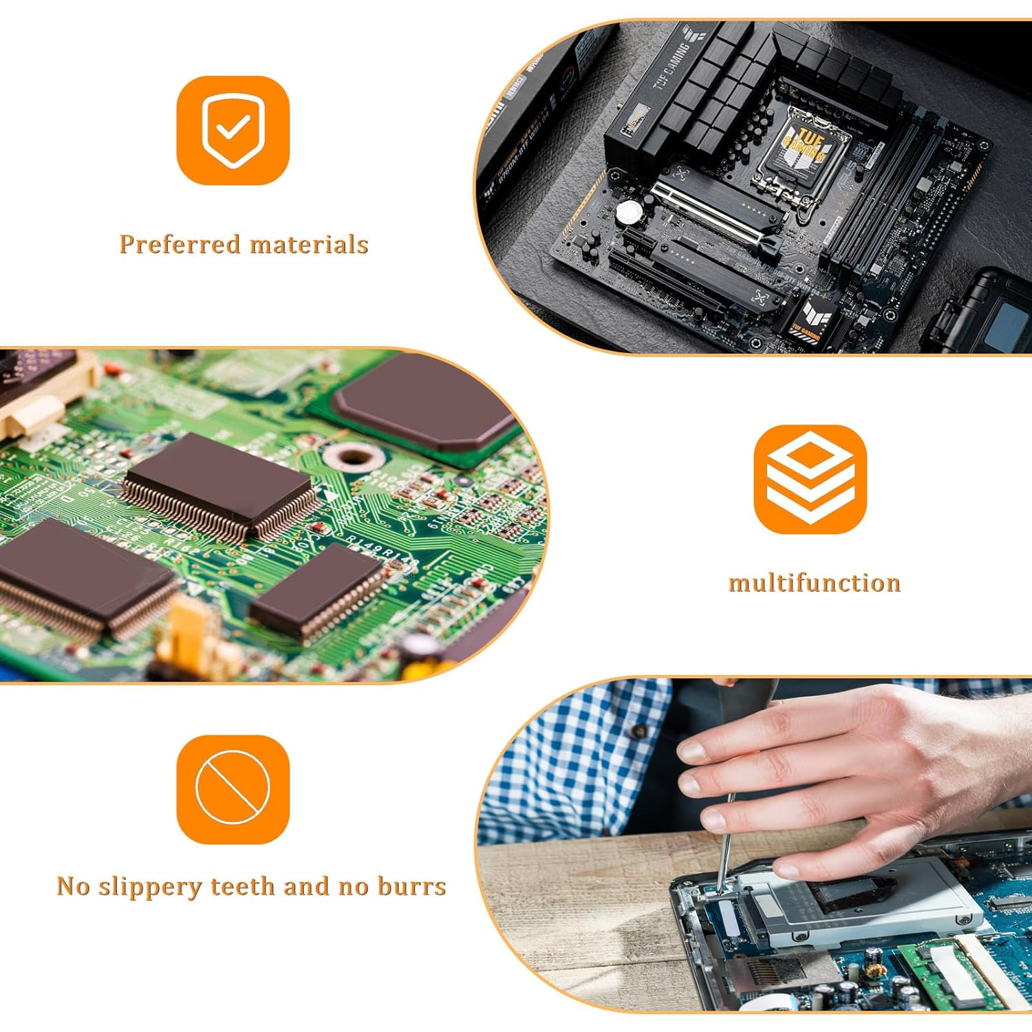 480Pcs Silver Computer Screws Kit Thumbscrews PC Case Fan Screws Motherboard Standoffs Screws for for Universal HDD Hard Drive,2.5" SSD,PC Fan,Power Supply,Graphics,Cd-Rom image number 4