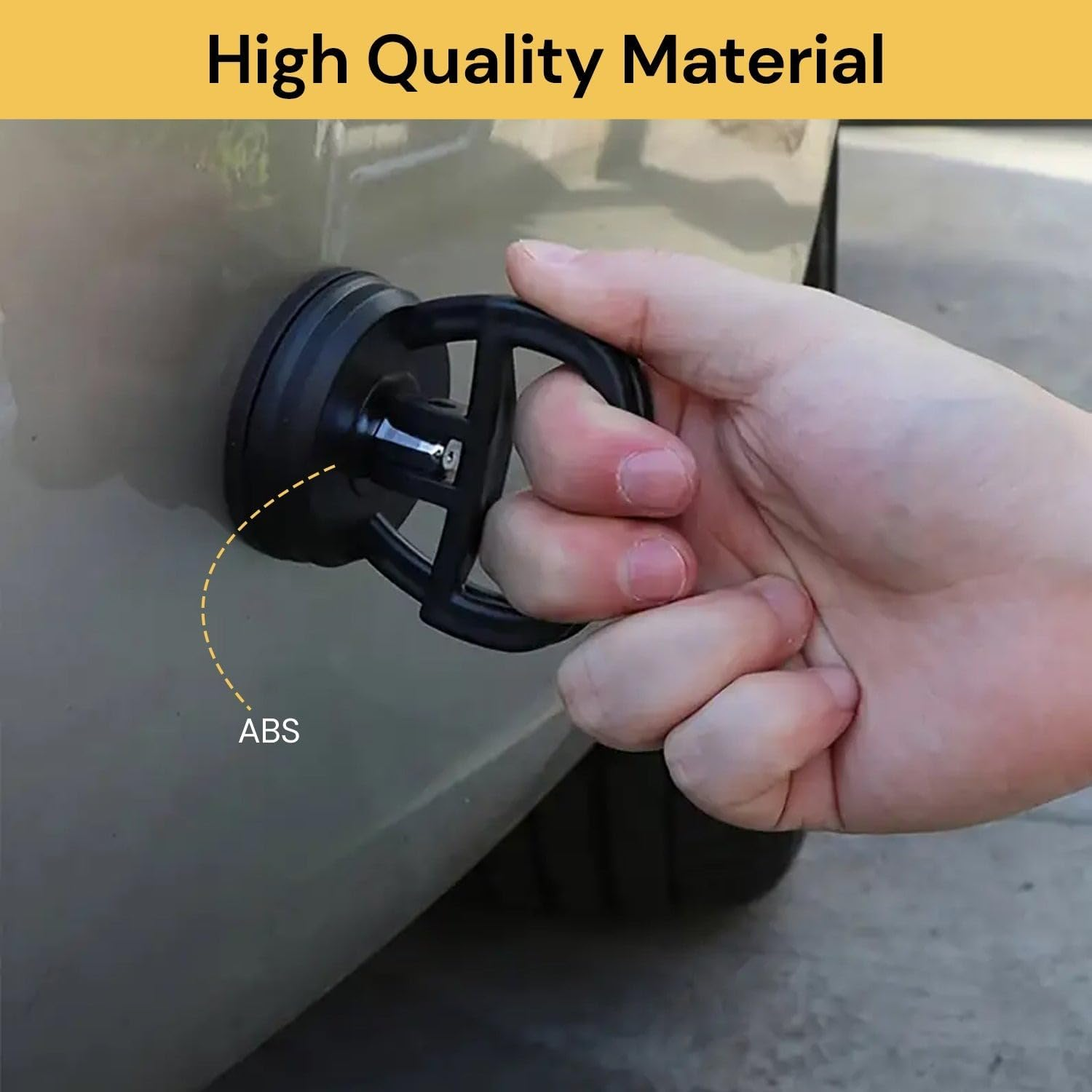 Ezonedeal Strong Car Dent Puller - Repair Auto Body Dent Removal Tools Car Dent Repair Kit Puller Useful Suction Cup for Tiles, Glass Lifting, Mirror, Objects Moving (Black) image number 5