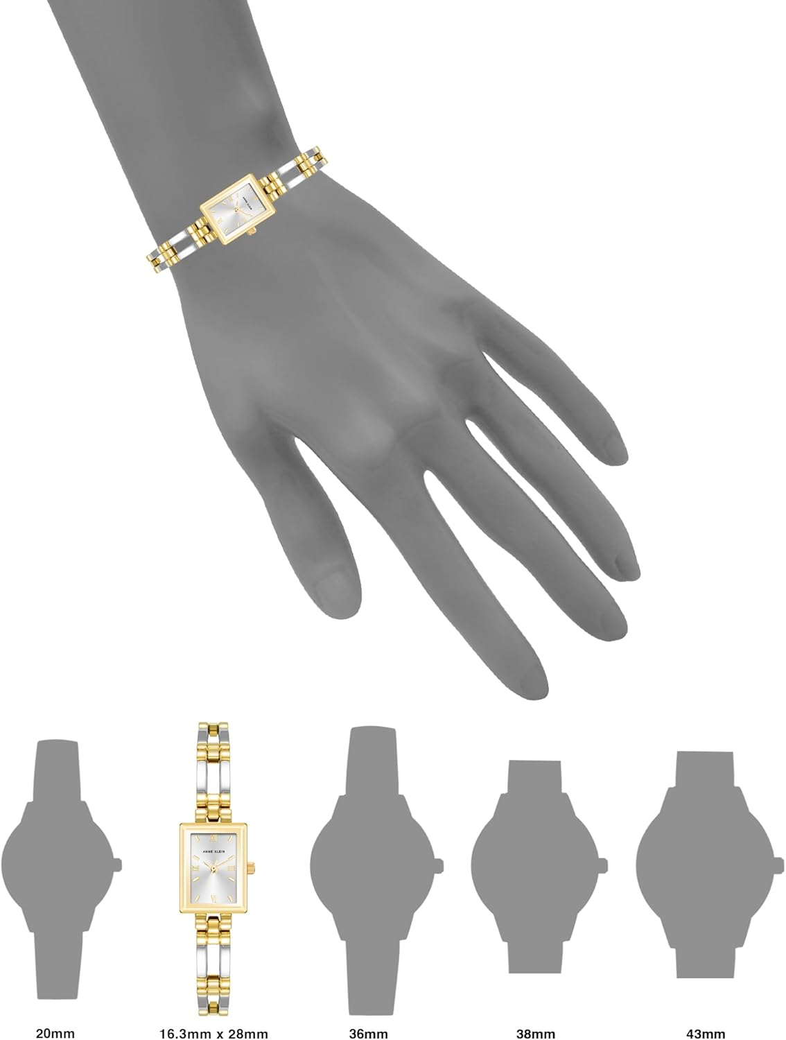 Anne Klein Women'S Two-Tone Link Bracelet Watch