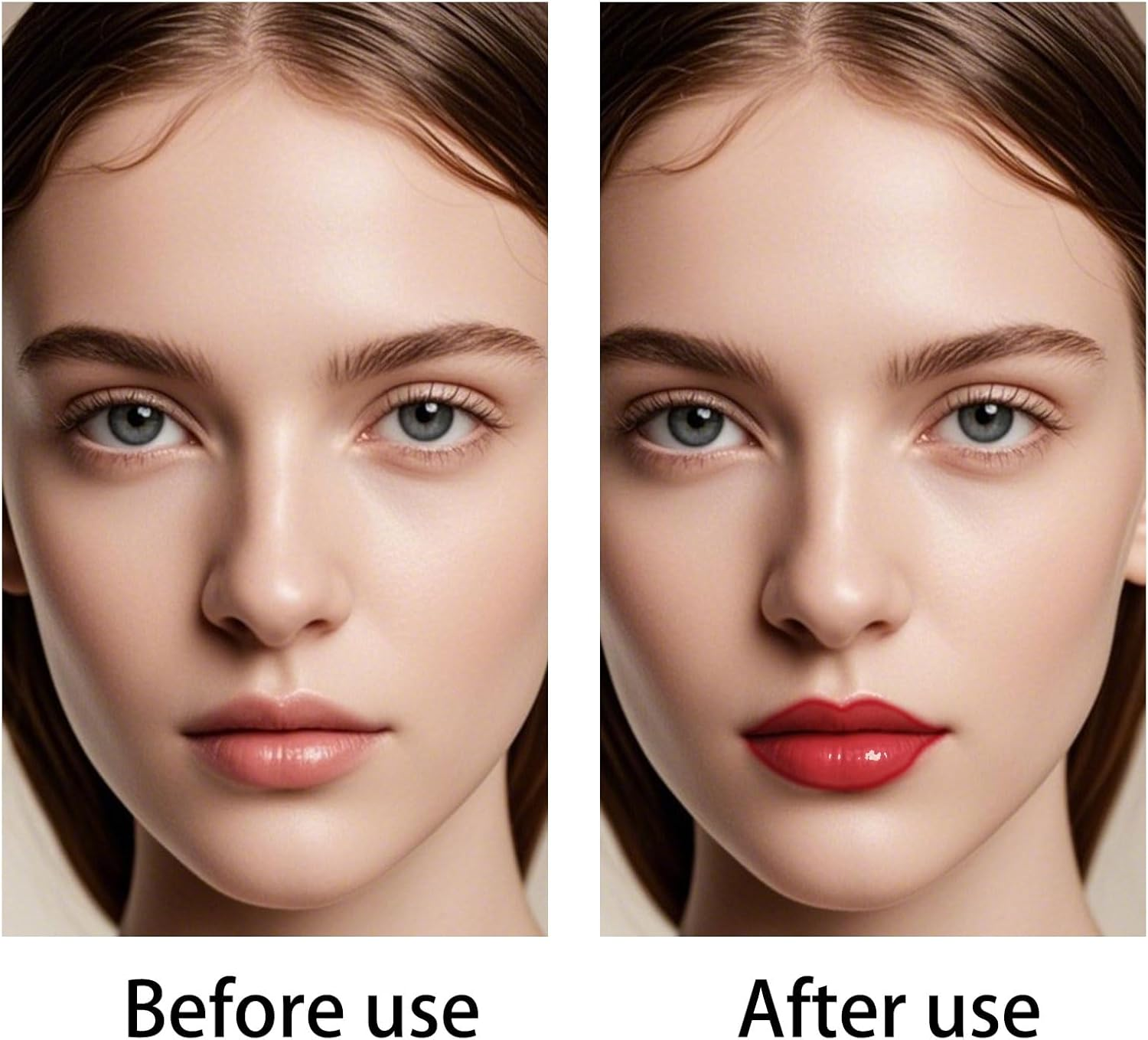 2 Pieces of Lip Stain Peel Off, Highly Colored Lip Tint Peel Off, Non-Stick Cup Magic Lip Oil, Matte Effect Suitable for Girls image number 4