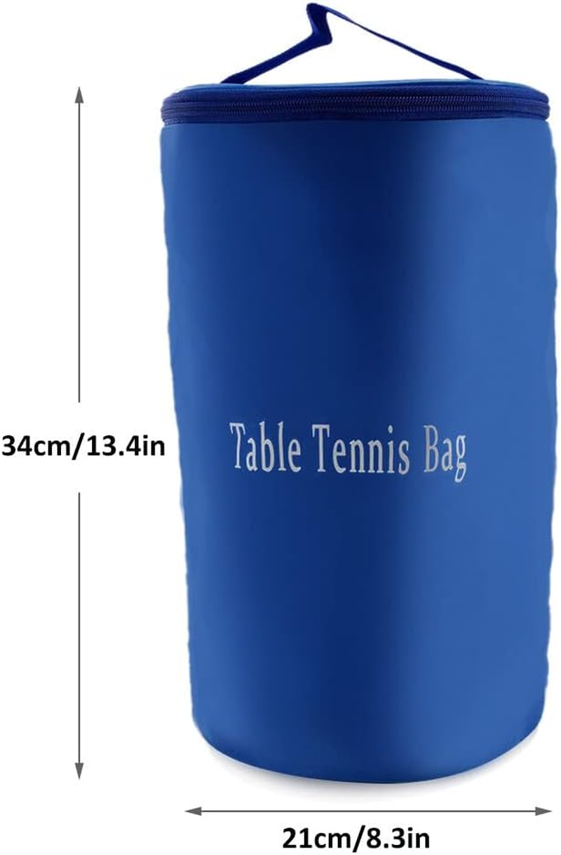 Tignapoo 230 Balls Capacity Portable Pingpong Storage Bag Table Tennis Ball Pouch Pingpong Ball Carrying Holder Sports Storage Bag image number 4