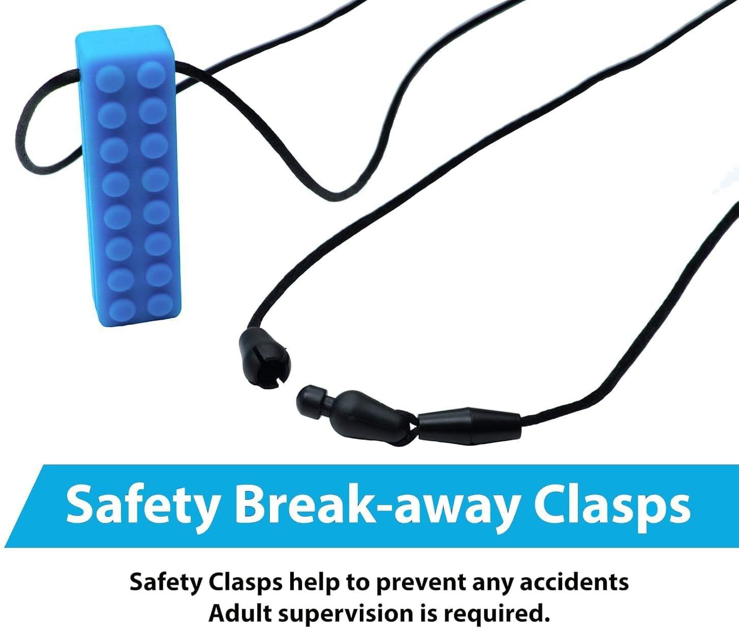 Tilcare Chew Chew Sensory Crayon Chew Necklace - Best Autism Tools - Durable and Strong Silicone Chew Toys - Chew Pendant for Boys and Girls image number 6