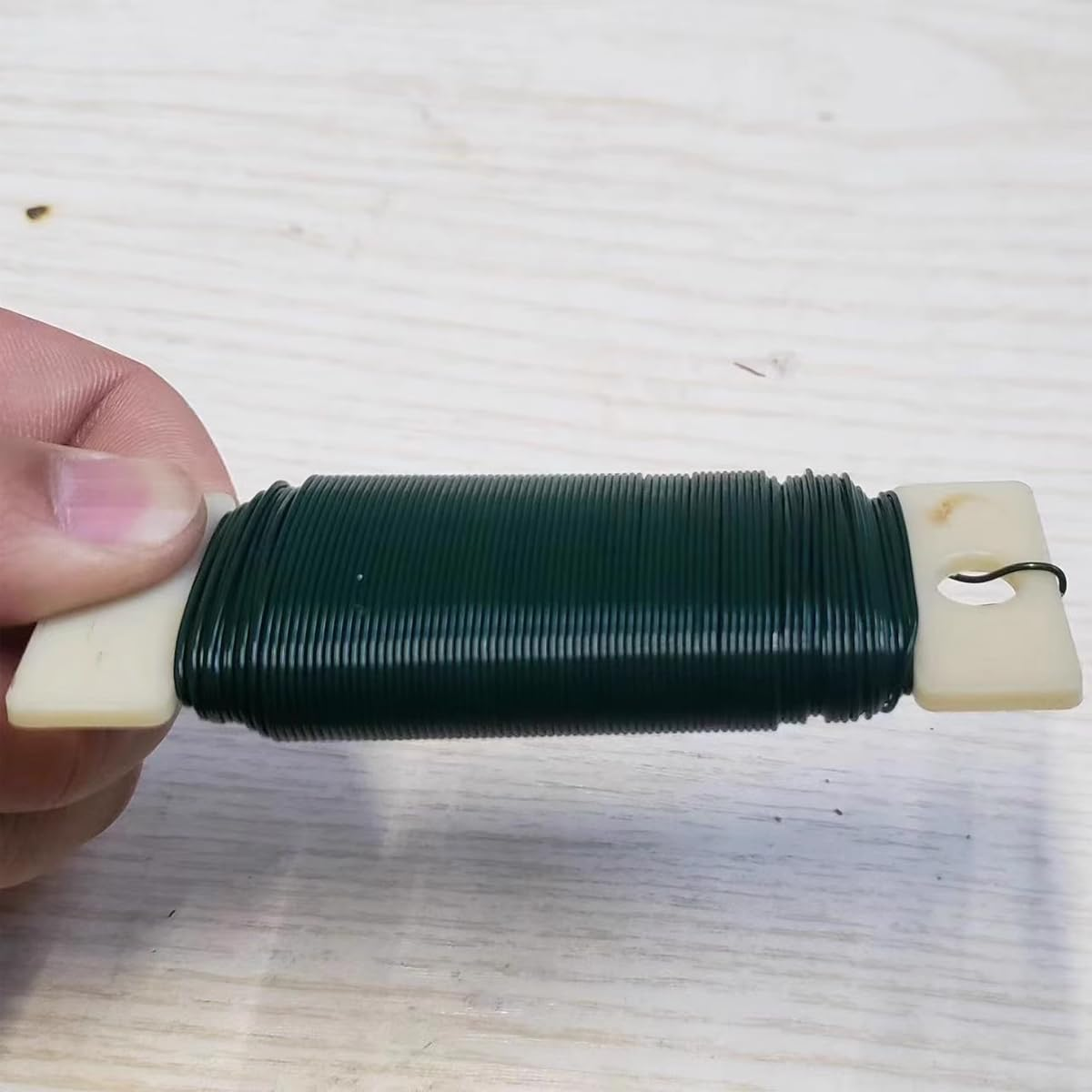 AIMALL 20 Rolls 0.7Mm X 35M Green Galvanized Wire, Durable Soft Binding Wire for Crafts, Christmas Decoration, and Floral Arrangements, Easy to Bend and Shape, 22 Gauge image number 6