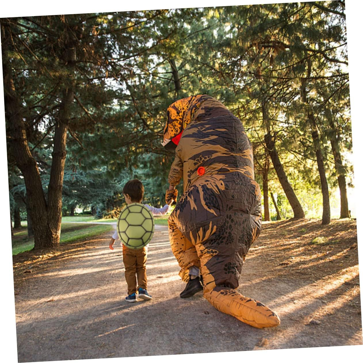 TOYANDONA Turtle Shell Prop 4Pcs Halloween Costume EVA Turtle Shell, Halloween Cosplay Costume Party Accessory, Halloween Dress up Costume Accessories image number 1