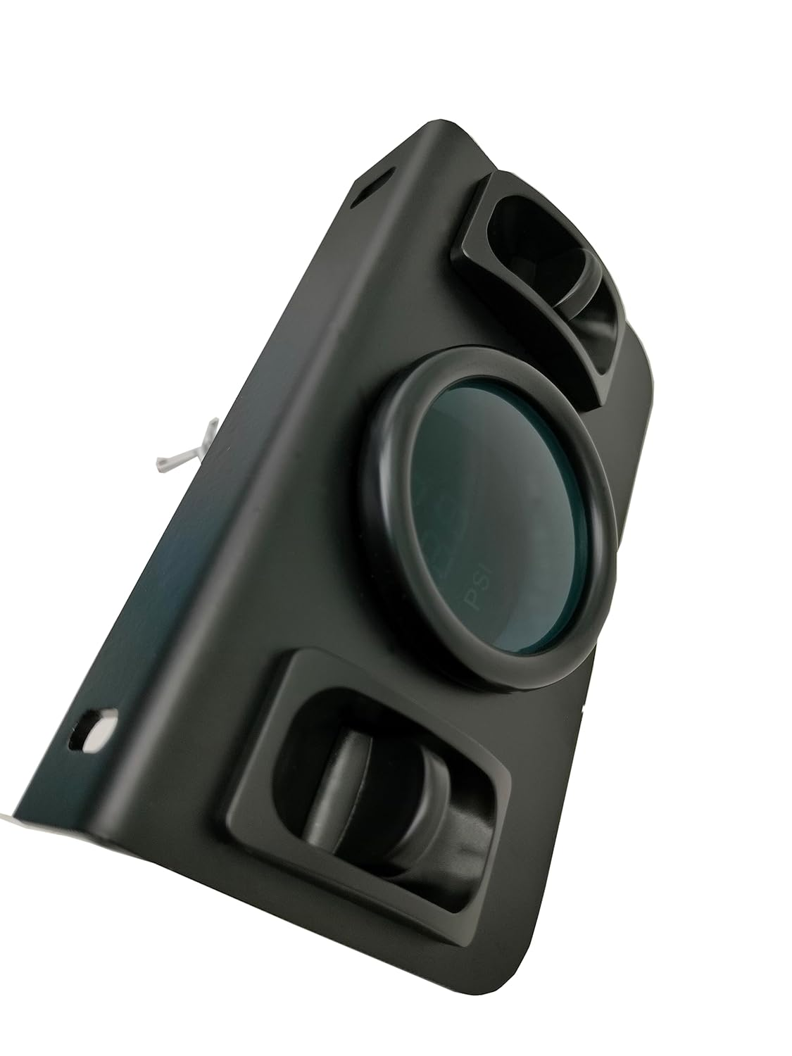 In Cab Dual Air Gauge Control Kit with Digital Paddle Switch for Air Pressure Sensor Control of Air Suspension Kit (Blue) image number 1