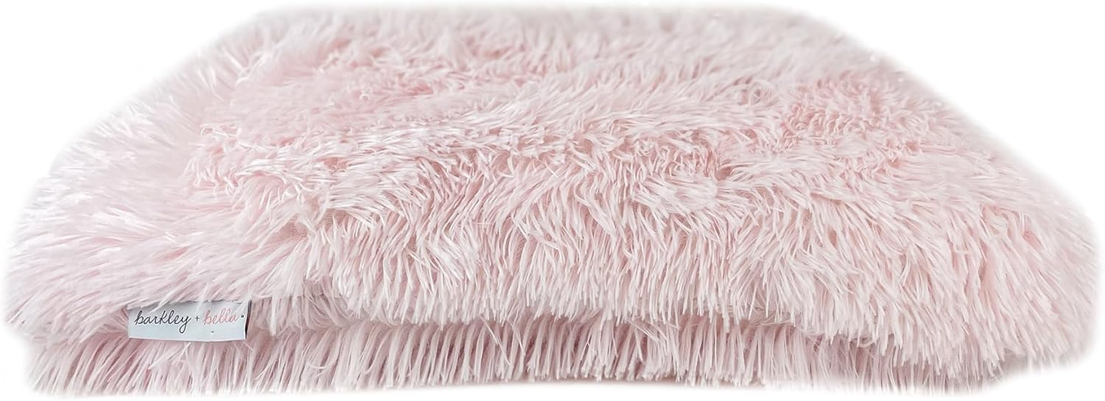 Barkley & Bella Bliss Pillow Dog Bed, Pink, Medium