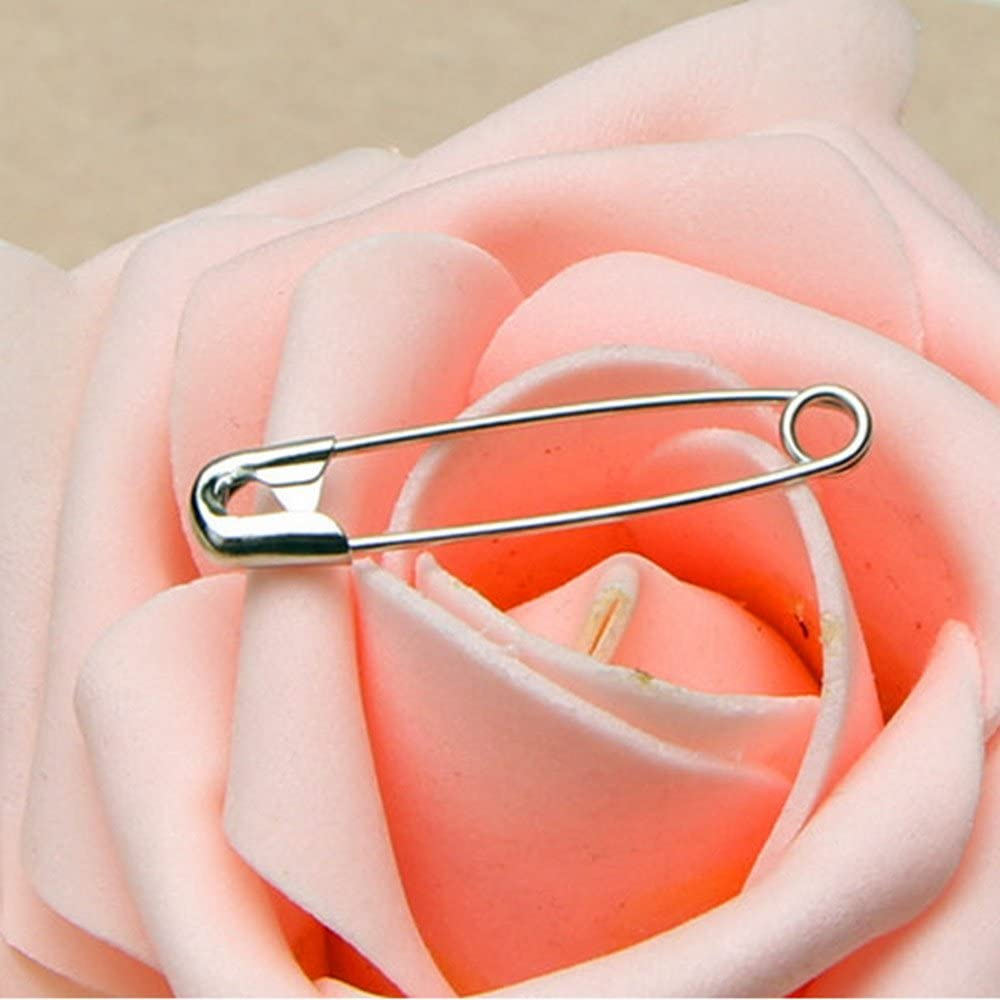 EHOUSE Safety Pin, Nickel Plated Metal, Size 4, 108 PCS