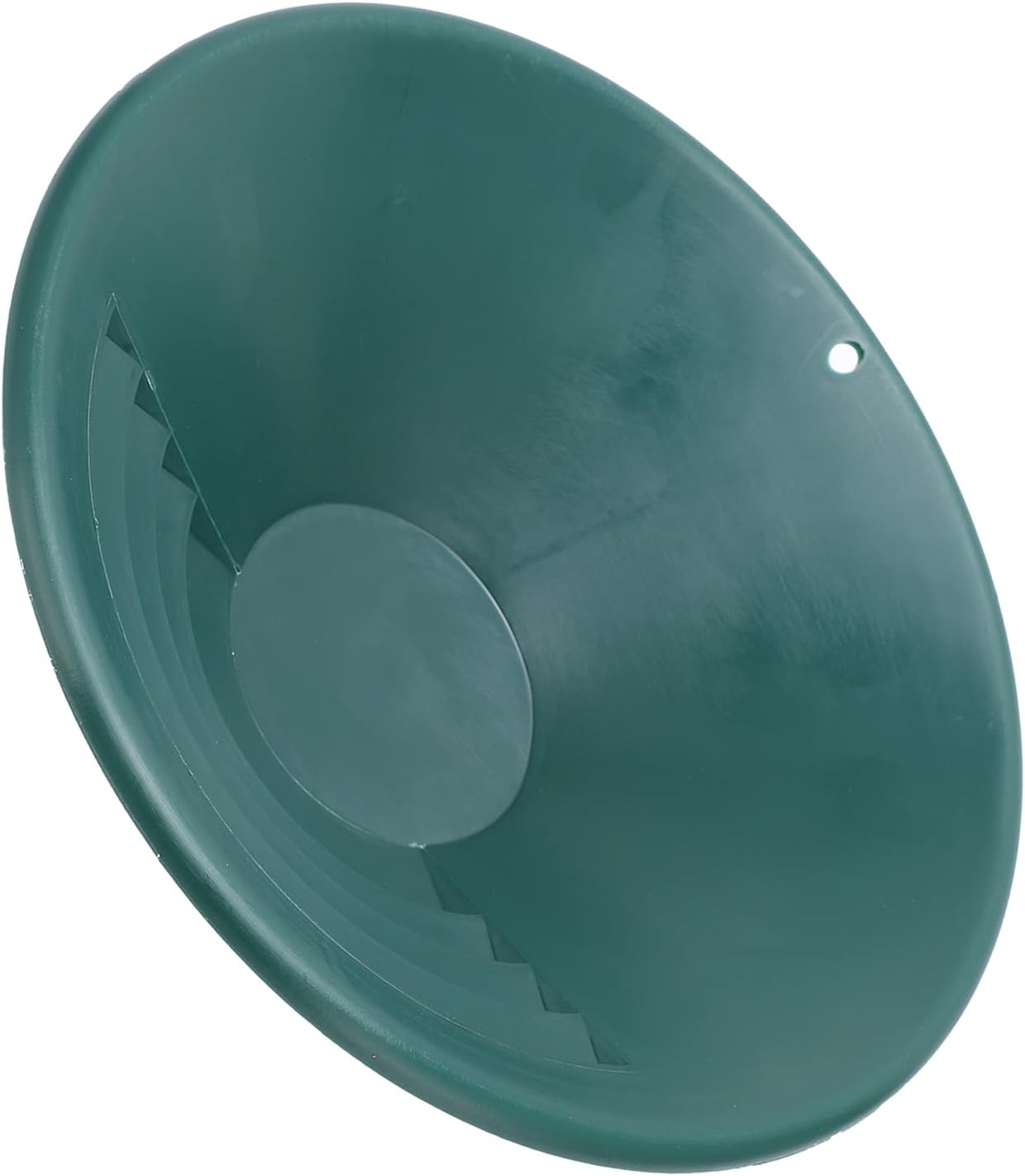 10.2" Gold Pan, Gold Panning Pan with Ridge Riffles, Professional Gold Pan for Gold Panning Paydirt, Gold Sifting Classifier, Washing Gold Sieve Tray, Outdoor Panning-Mining-Prospecting image number 1