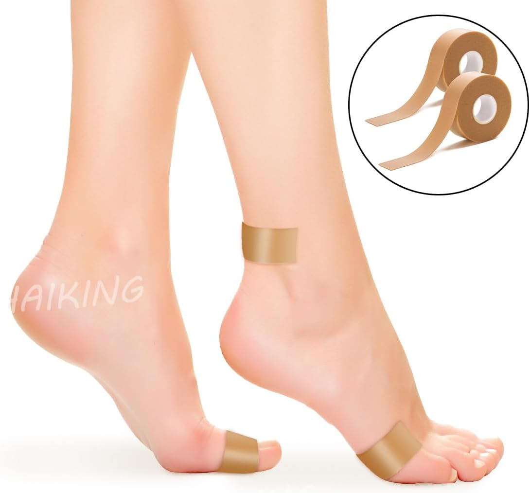 Moleskin Roll, 2 Rolls Foam Foot Care Self-Adhesive Tape for Prevention, Healing (Skin Colour) image number 2