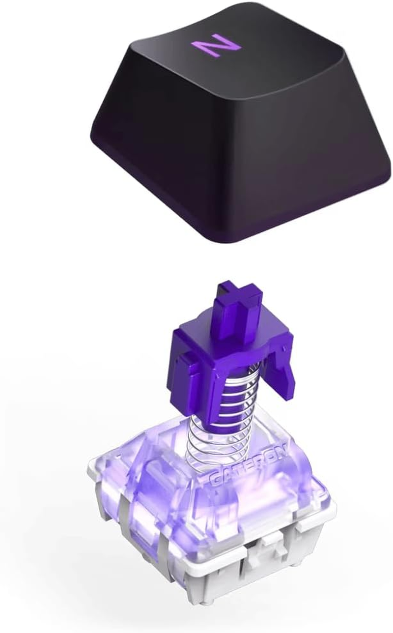 NZXT KB-002NB-US Function 2 Minitkl Compact Tenkeyless Optical Gaming Keyboard, Black image number 2