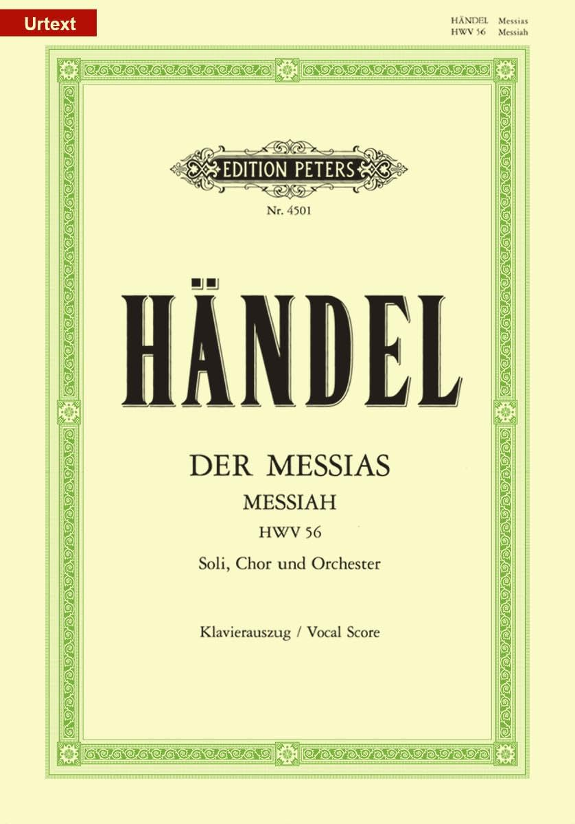 Messiah HWV 56 (Vocal Score): Oratorio for SATB Soli, Choir and Orchestra (Ger/Eng) image number 2