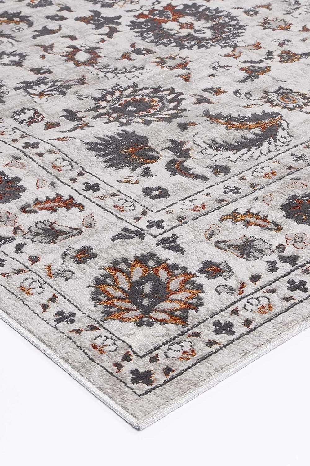 Lagos Floral Rug, 240 Cm X 330 Cm, Dark Grey image number 4