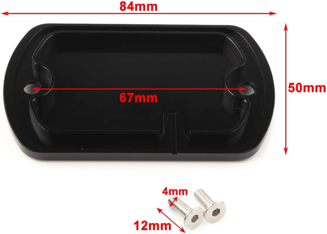 GZYF Motorcycle Front Brake Fluid Reservoir Cover Compatible with Yamaha V-Star XVS650 1998-2016, XVS950 2009-2017, XVS1100 1999-2009, XVS1300 2007-2009, Chrome image number 1