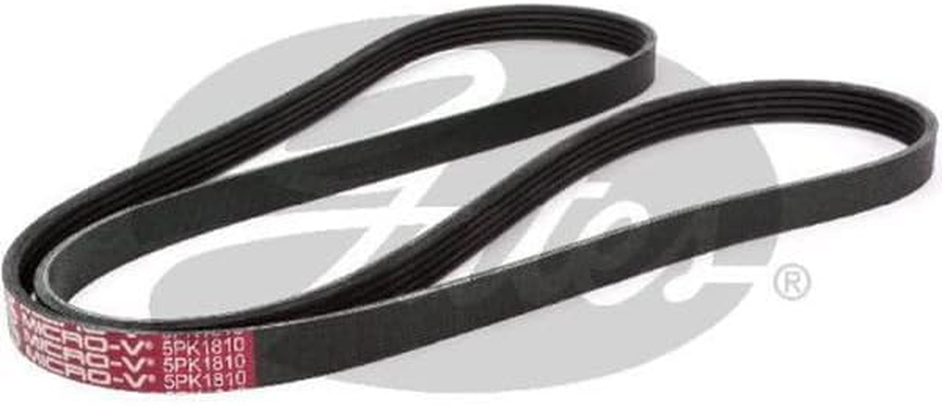 Gates 5PK1810 Micro-V Ribbed Drive Belt, 1810 Mm Length